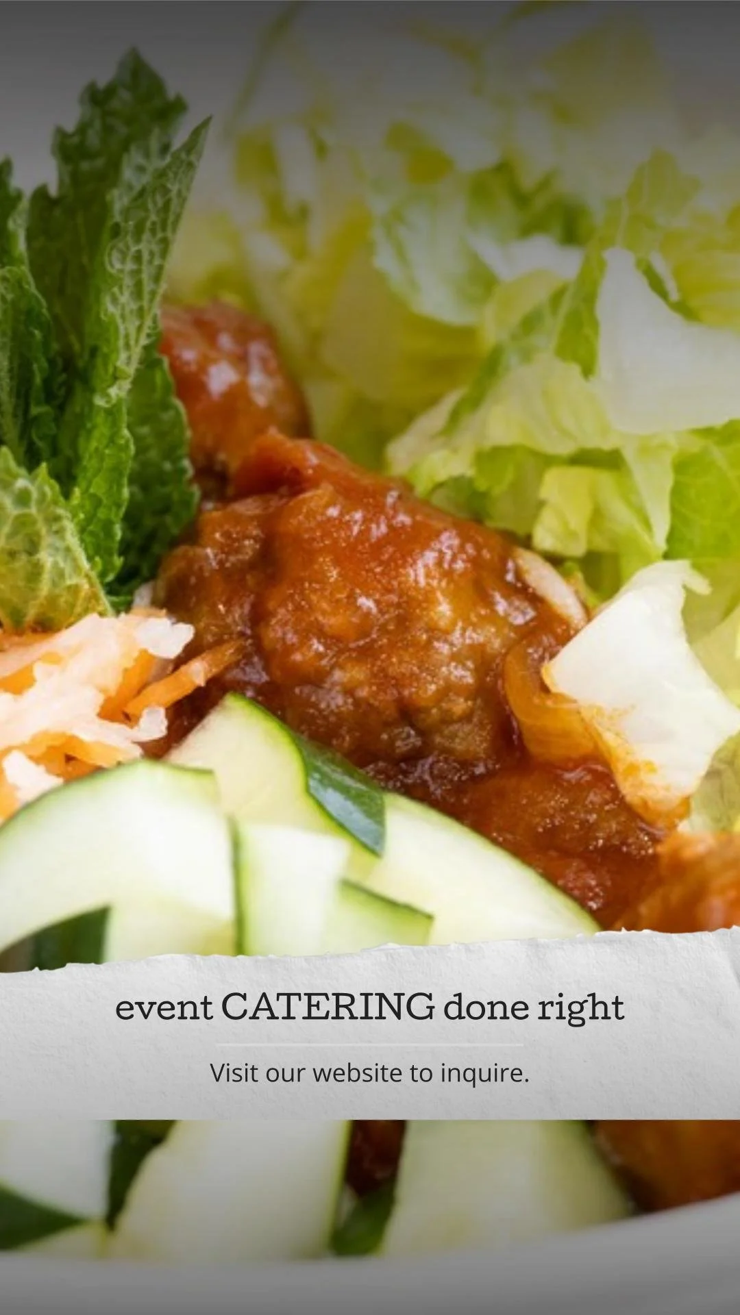 As guests mingle and savor delicious bites, the joy of celebration fills the air. Perfect for birthday parties, family reunions, and baby showers, and more. Let us cater your special event! 🎉🍽️

#BanhAndBo #Vietnamese #CateringServices #EventPlanni