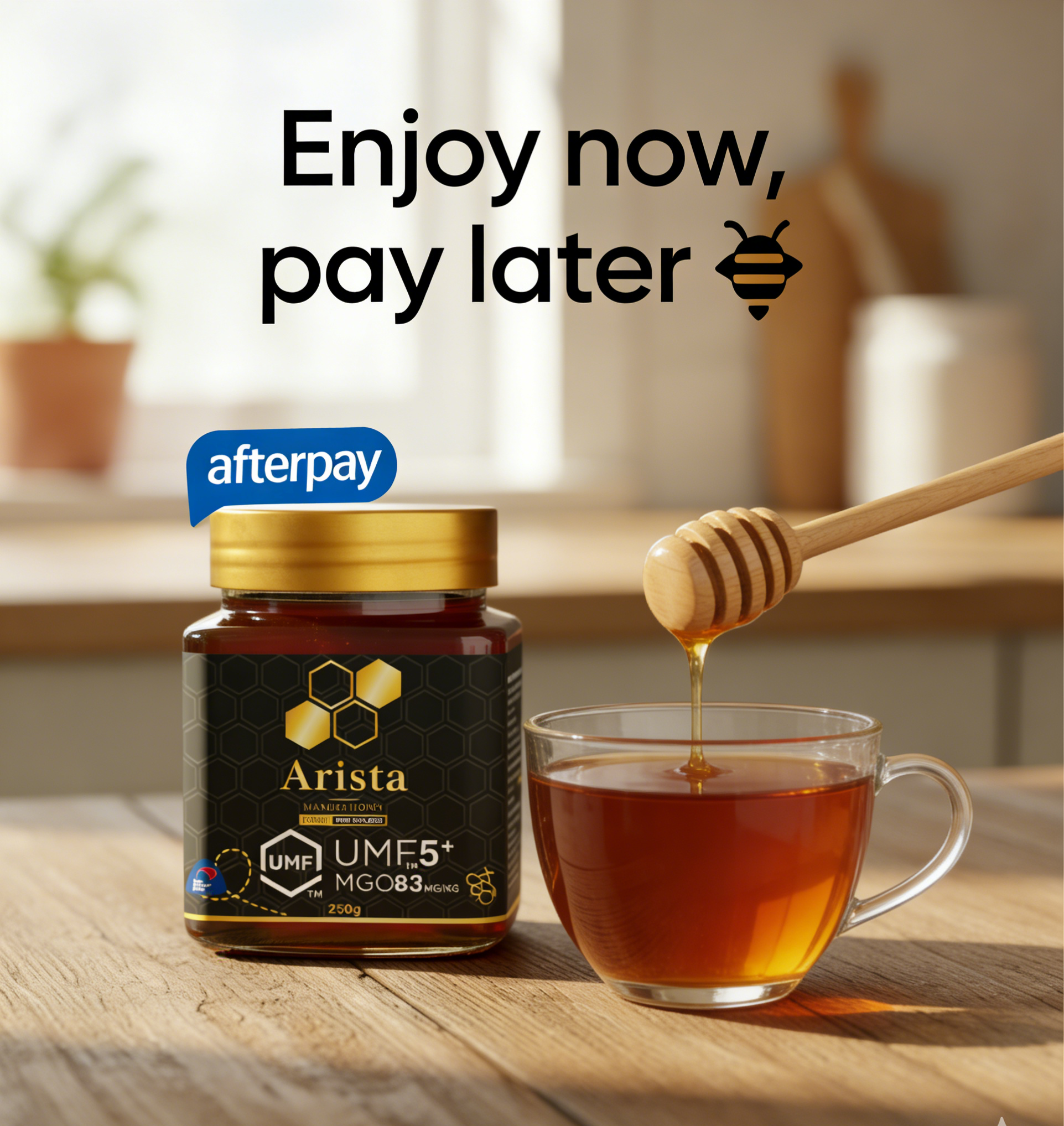 Afterpay is Now Live at Parakai Honey! 🐝