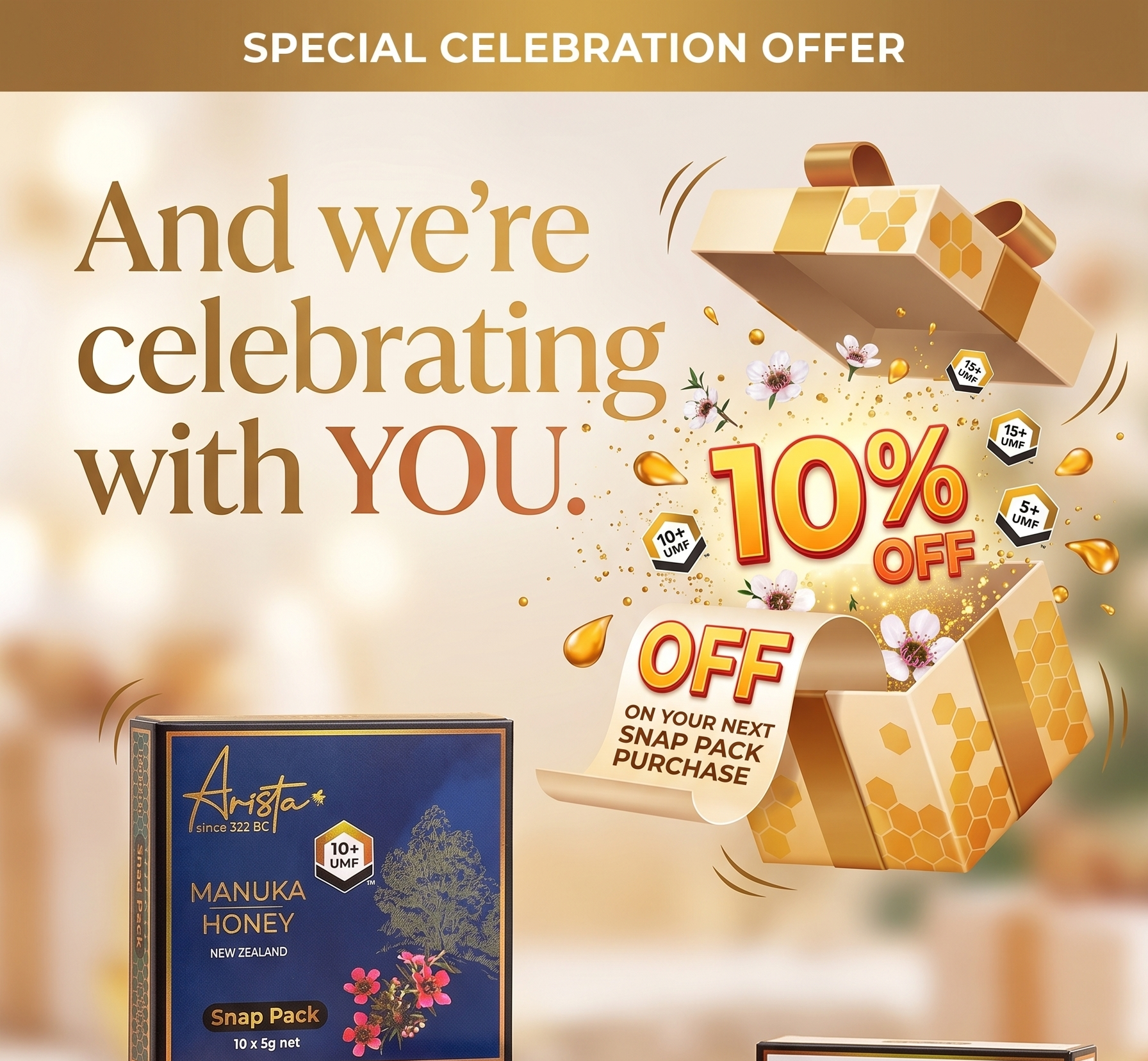We’re Celebrating Our Birthday Anniversary — And You Get the Treats!