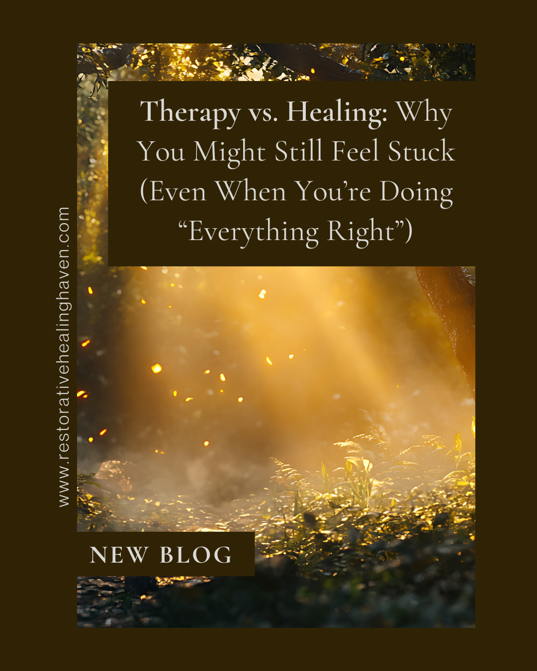 Therapy vs. Healing: Why You Might Still Feel Stuck (Even When You’re Doing “Everything Right”)