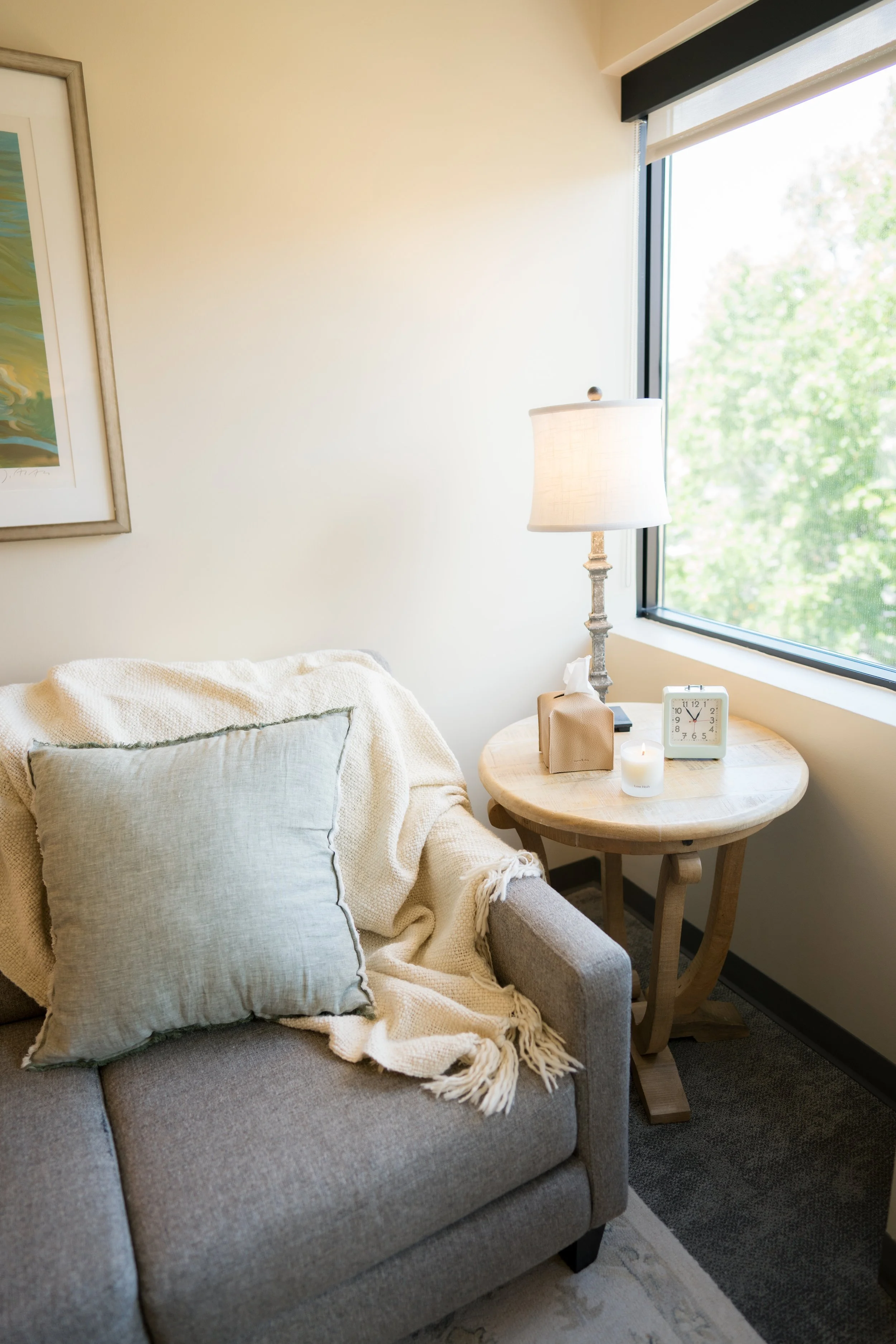 Welcoming therapy office for counseling sessions in Brentwood, Tennessee