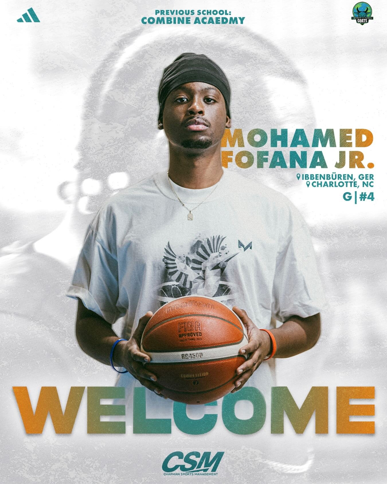 Welcome Mohamed Fofana Jr. (@m0hamedfofana) to the Chapman Sports Management family!