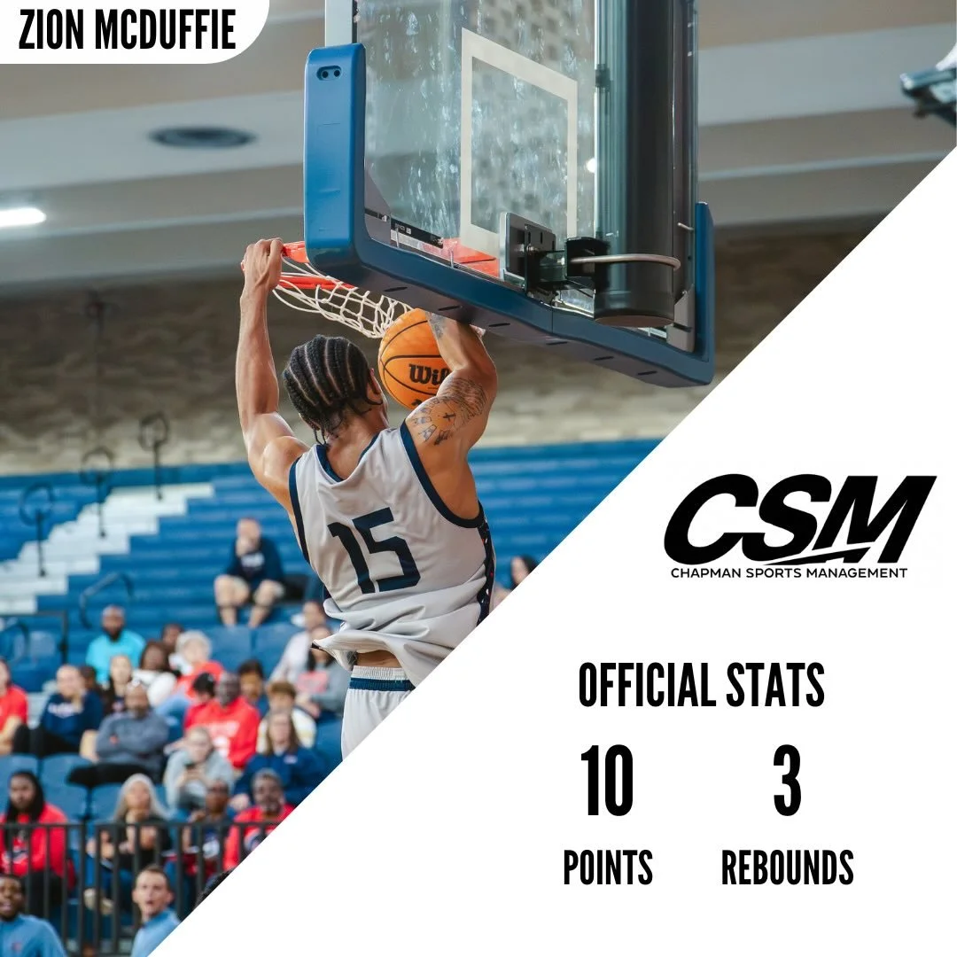 Congratulations to Zion McDuffie on a great performance in a close game against Coker. Zion finished with 10 points, 3 rebounds, 1 assist, and 1 block. Great game Zion!

📸: @ompflicks