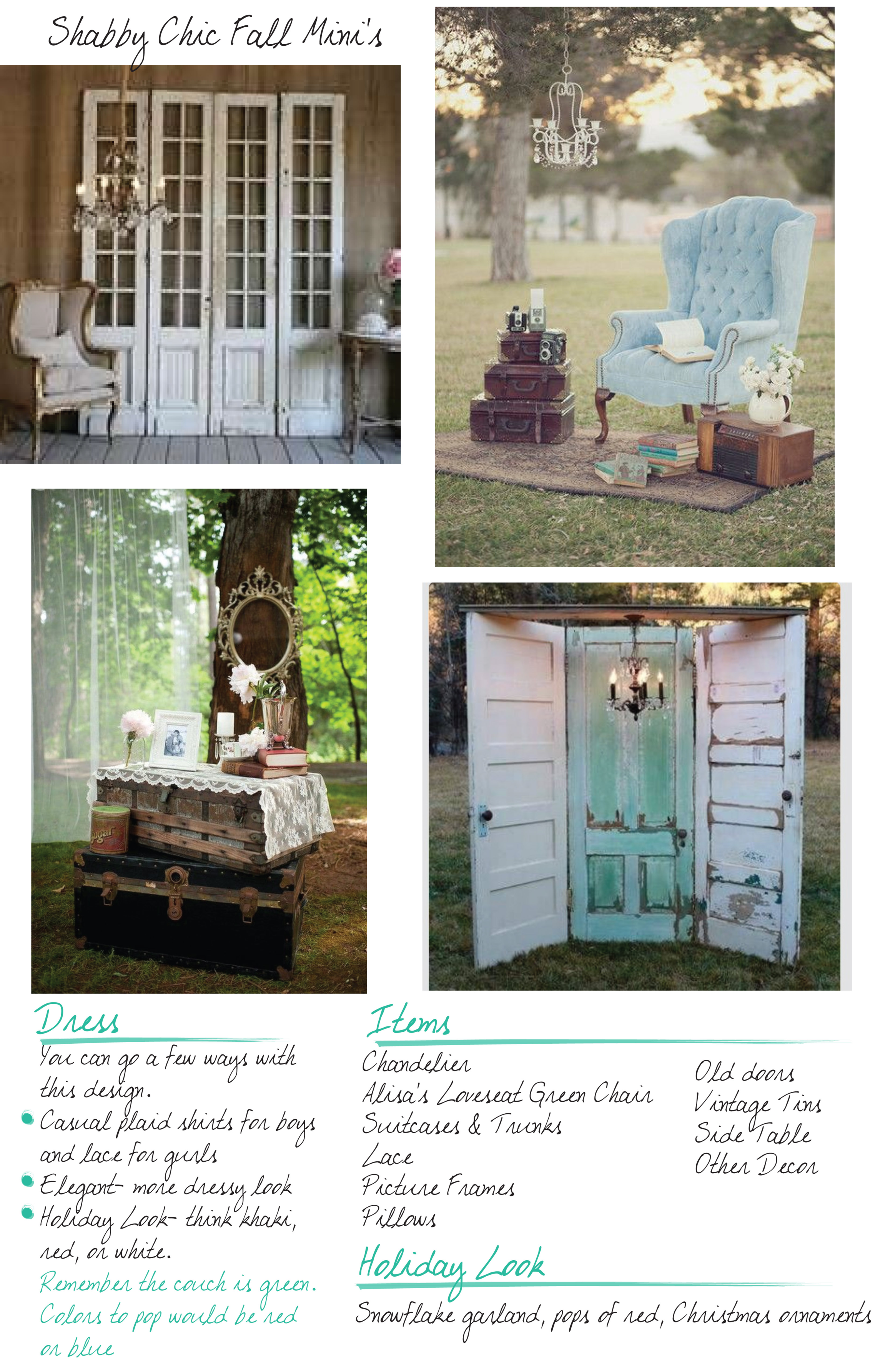 Shabby Chic Fall Family Photo shoot