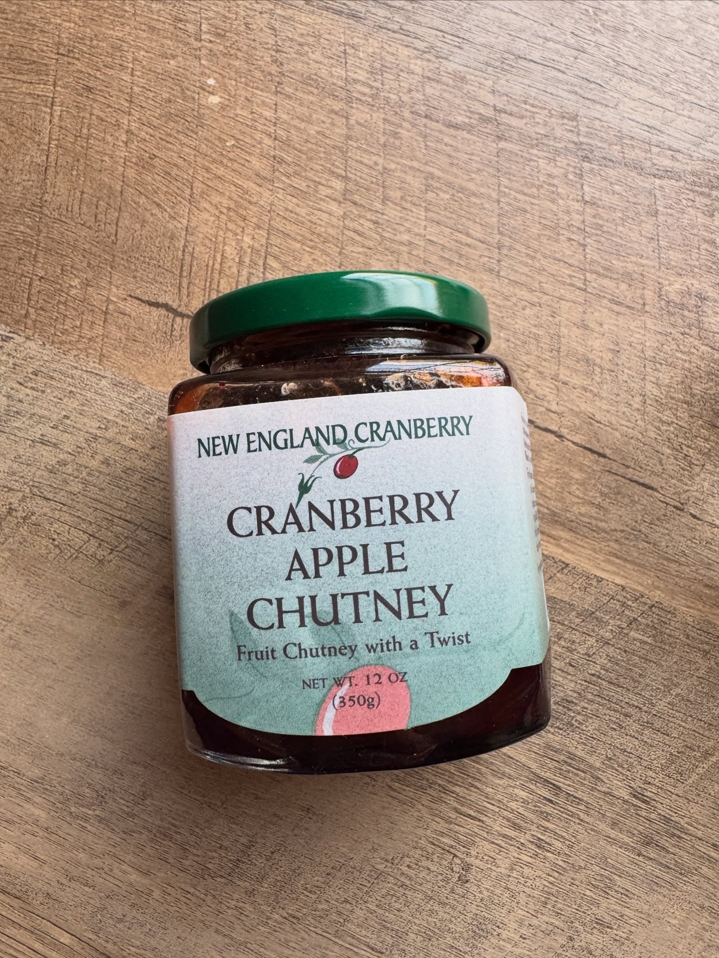 NEW! 🍎 Cranberry Apple Chutney from @newenglandcranberry a delicious fruit chutney with a twist.