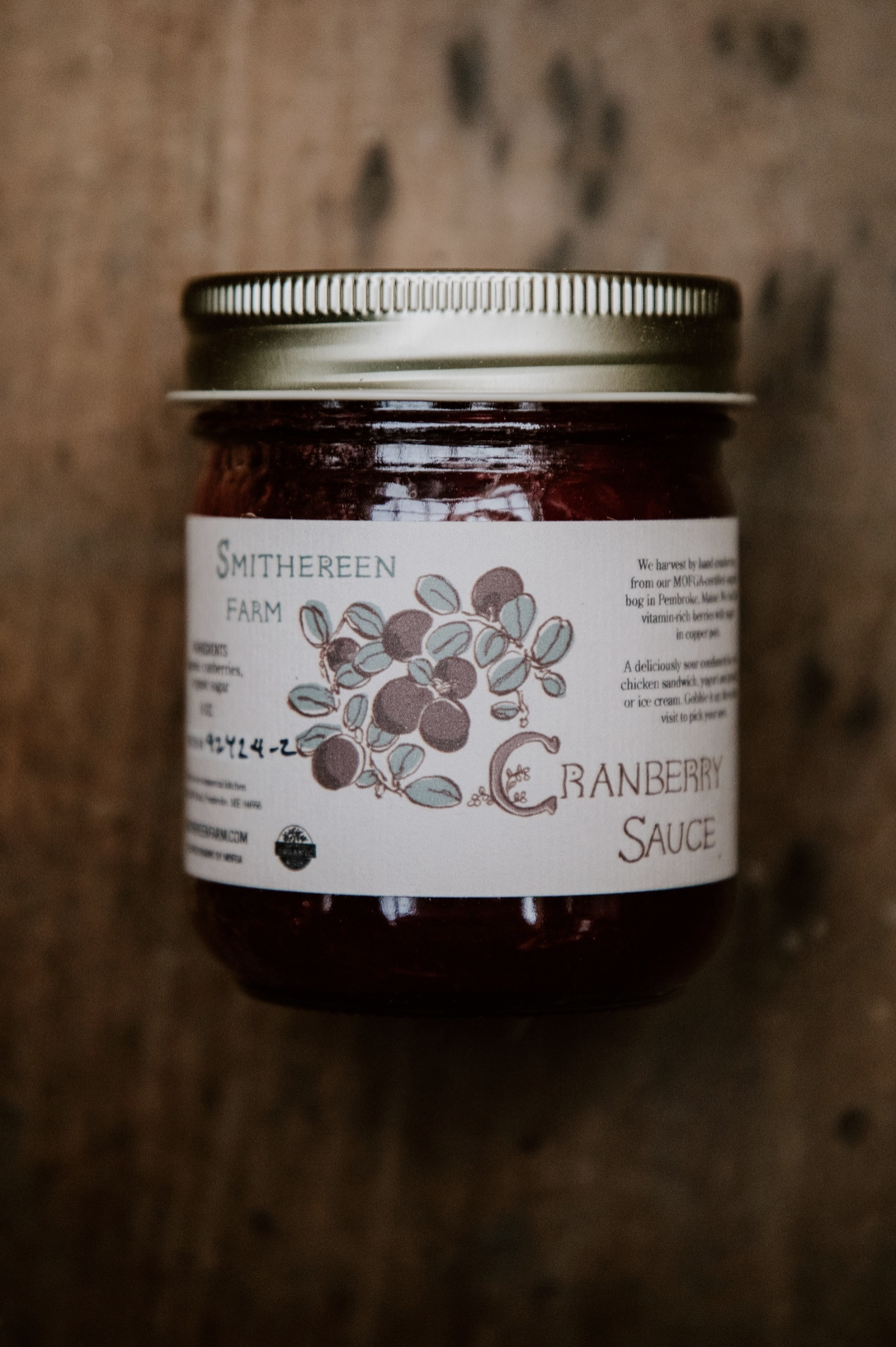 Organic Cranberry Sauce - Smithereen Farm