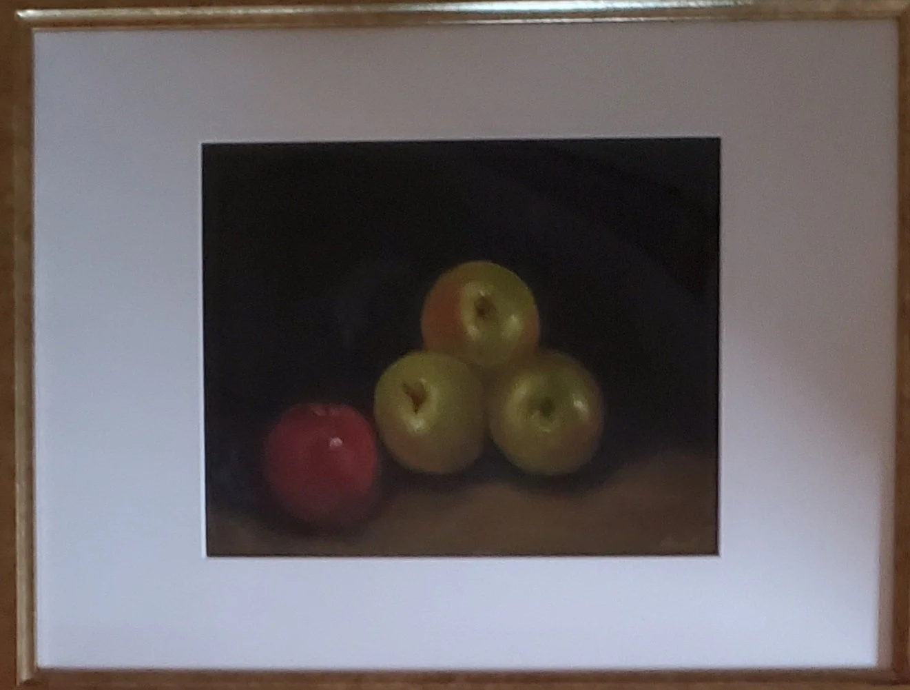 Apples Framed Oil