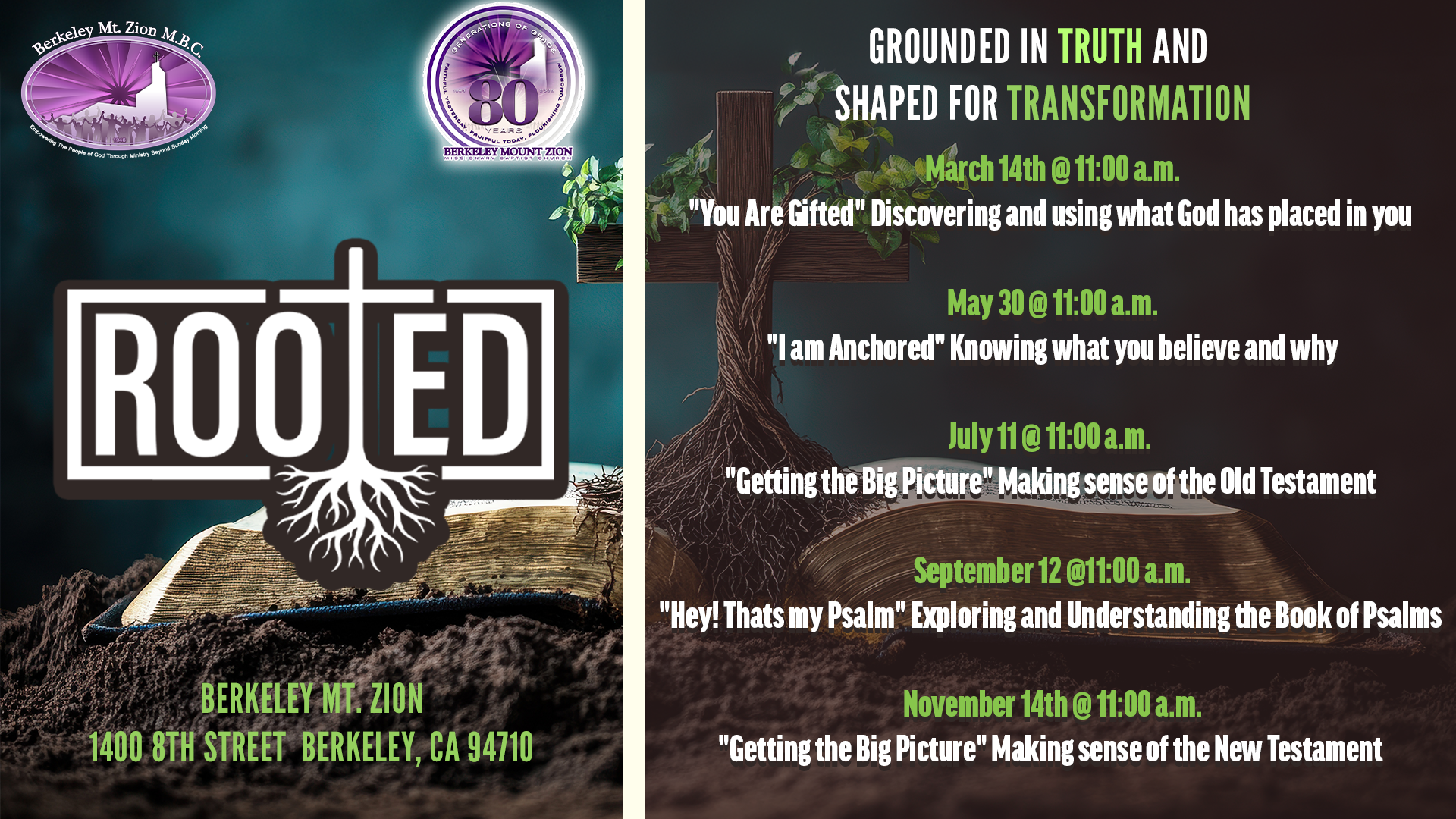 ROOTED BIBLE COURSES