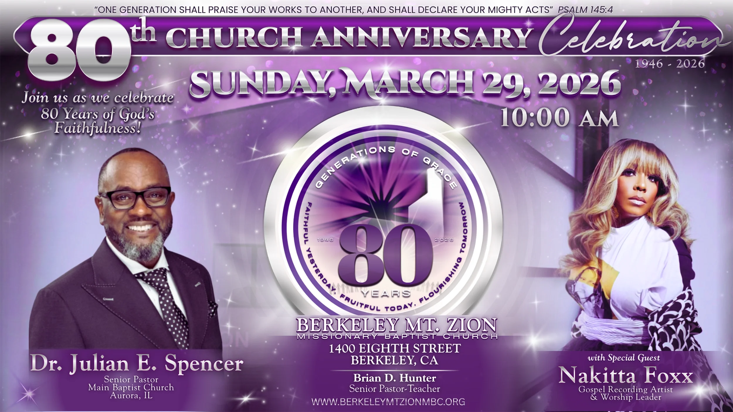 8oth Anniversary Worship Celebration