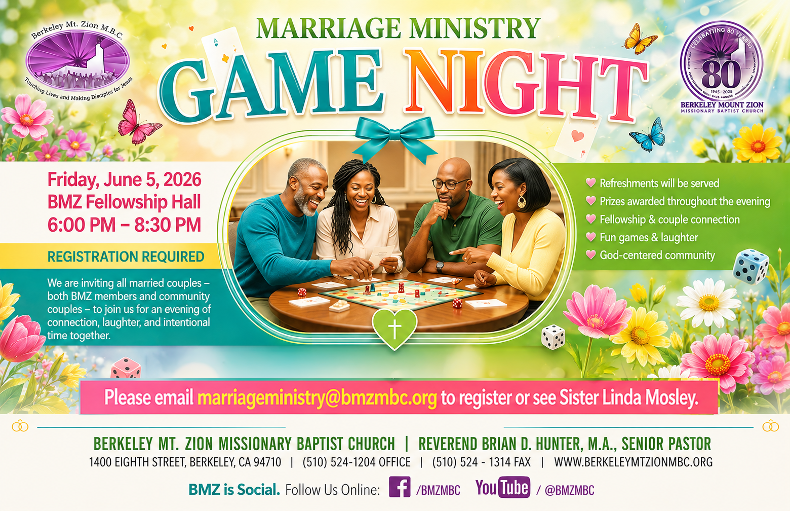 Marriage Ministry Game Night