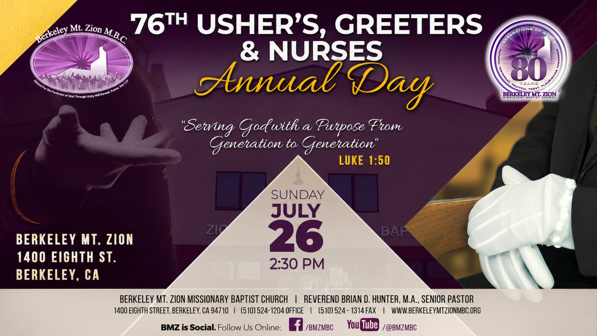 76th Ushers Annual Day