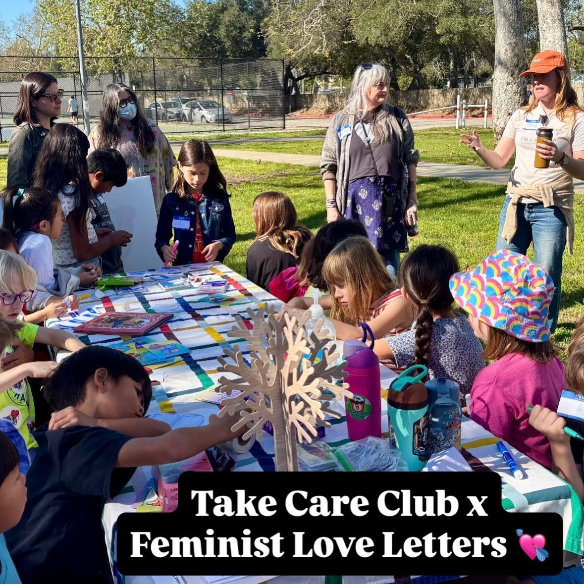 This month, Take Care Club kids collaborated with Feminist Love Letters to talk about feminism, matriarchy, and to write love letters to their favorite feminists &mdash; from Frida Kahlo to moms to friends to female train conductors to Rosa Parks. 💌