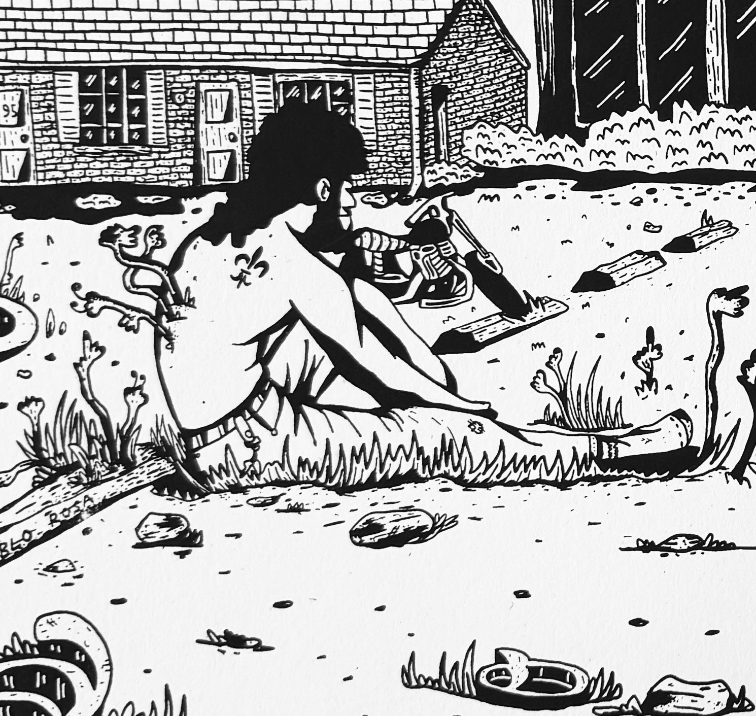 "Andrea" screenprint