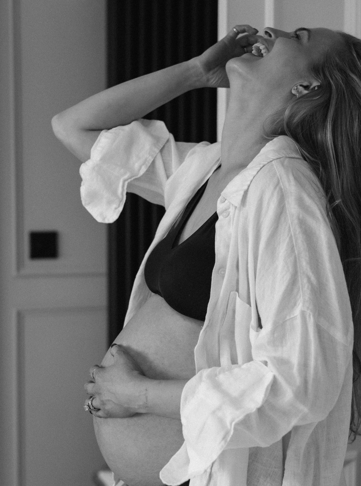 39 weeks and absolutely glowing ✨