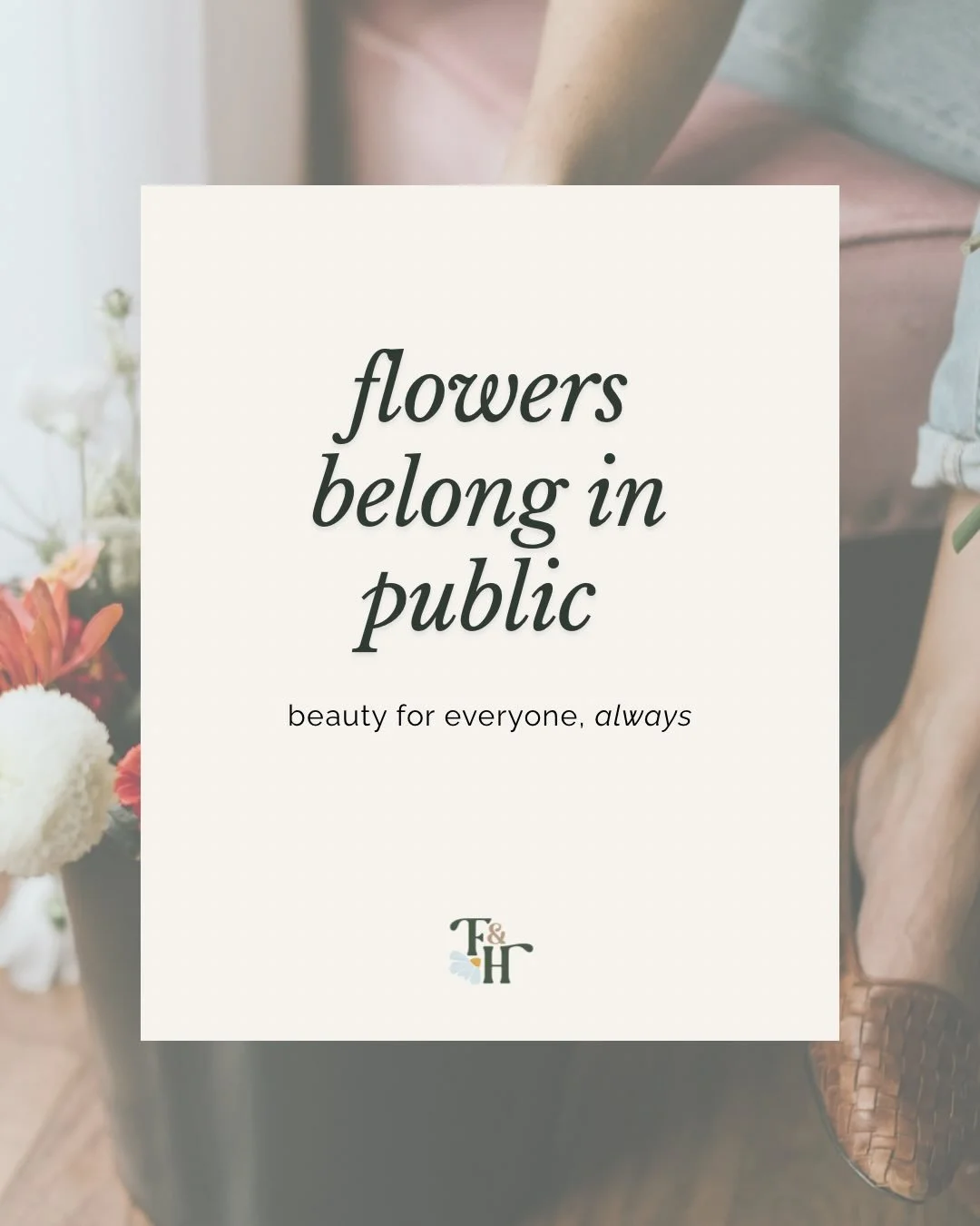 Flowers for humans, in Human Spaces

I&rsquo;ve been trying to process my emotions and thoughts after a tragic weekend, and trying to figure out how to show up. I&rsquo;m very much an internal processor, so being vocal doesn&rsquo;t always feel comfo