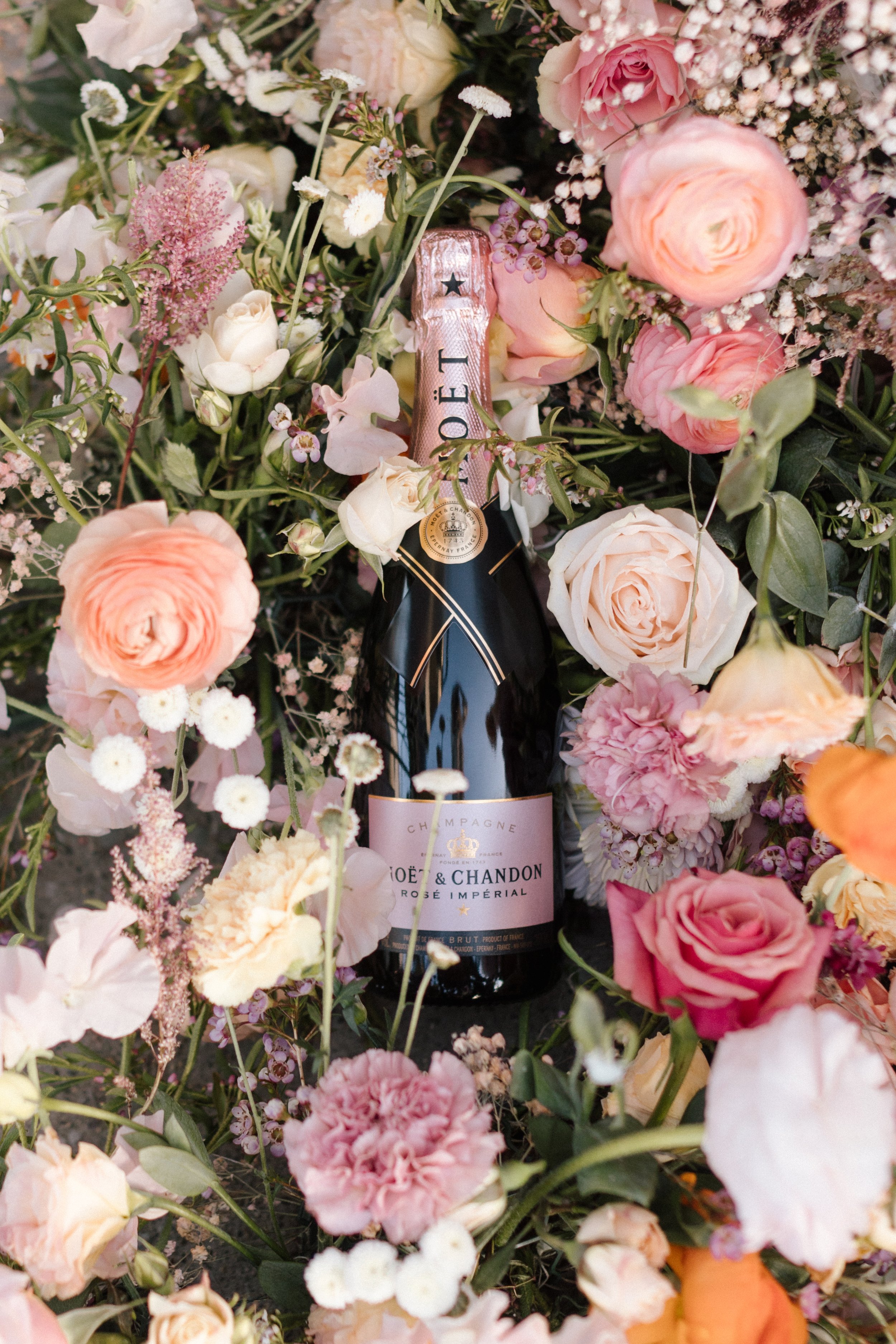 Photo of brand shoot florals by Linnea Marie Photography