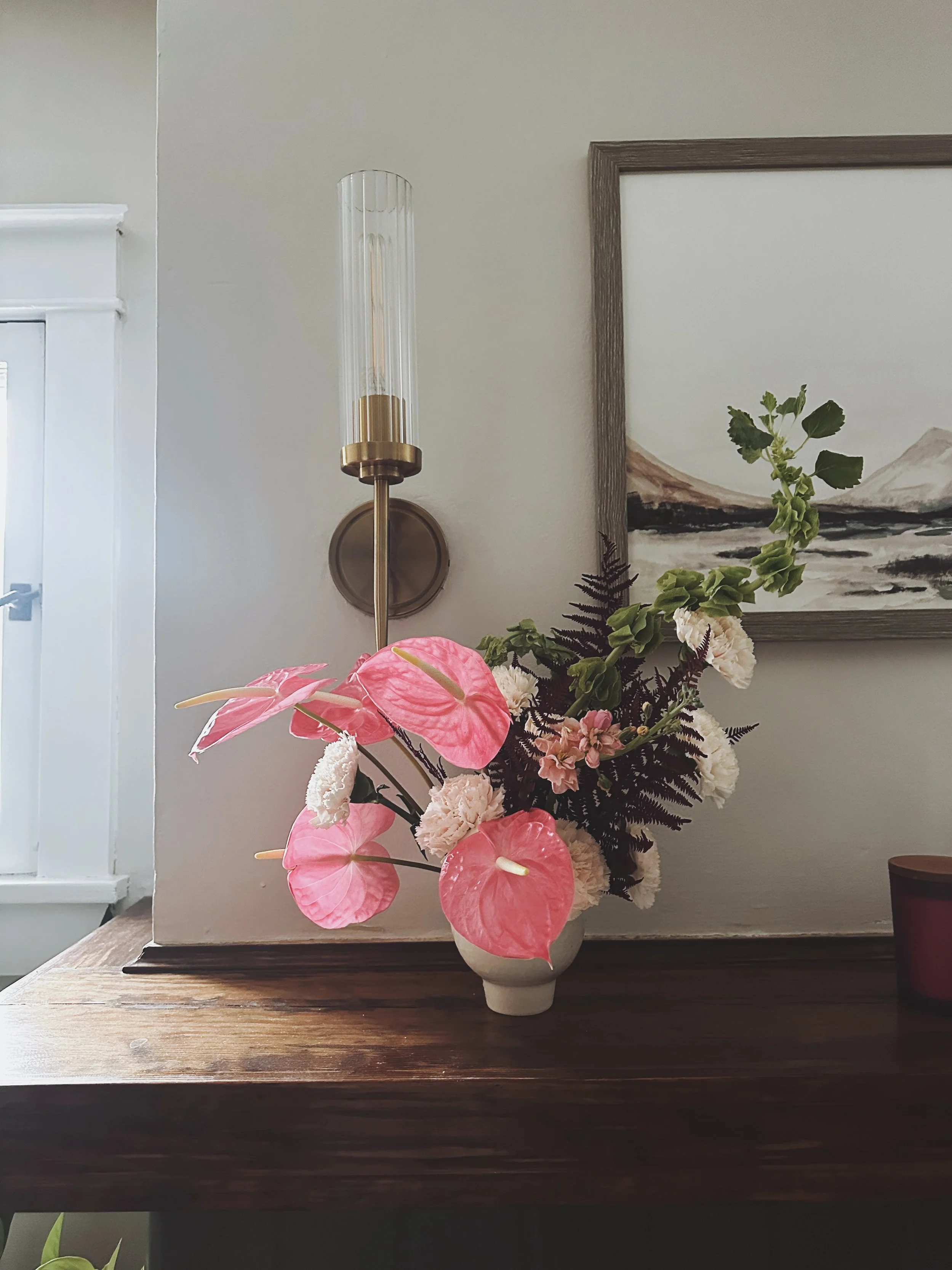 Hospitality floral installation