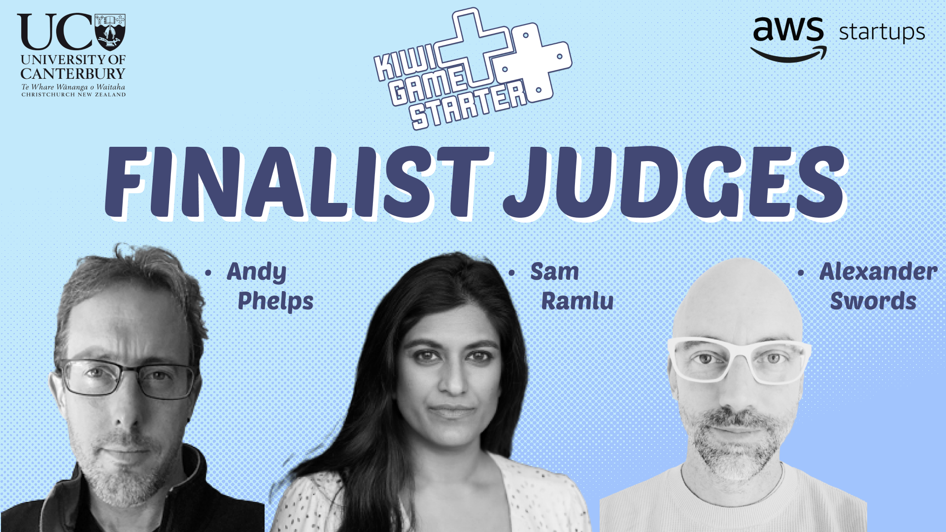 2022 Kiwi Game Starter Final Judges