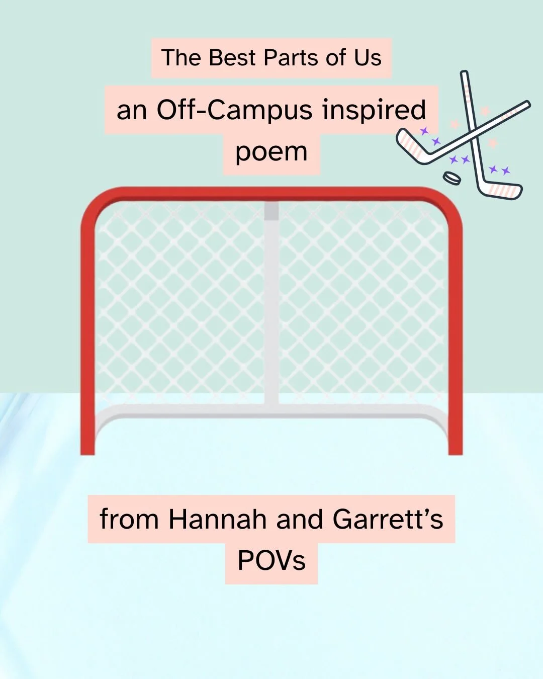 The girl that I am is always workshopping romantic poetry 🤍⛸️🏒 #offcampus #hopelessromantic #poetry #hockeyromance