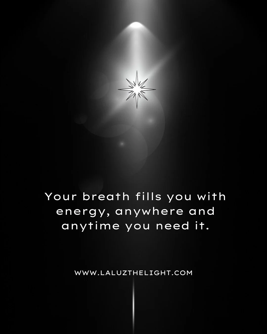 Your breath is your superpower ✨ It&rsquo;s always with you&mdash;ready to energize, center, and restore you whenever you need it. Just breathe. 🌬️💫 www.laluzthelight.com

Tu respiraci&oacute;n es tu superpoder ✨ Siempre est&aacute; contigo&mdash;l