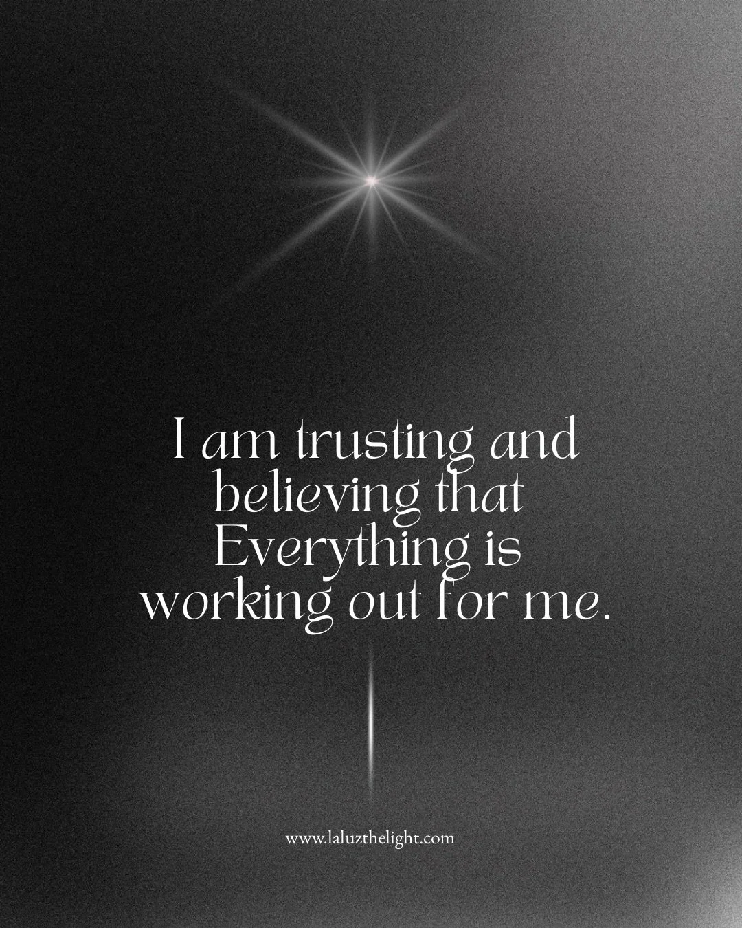 I am trusting and believing that everything is working out for me. ✨ Even when you can&rsquo;t see the full picture, even when the path isn&rsquo;t clear&mdash; Choose faith over fear. Release the need to control every outcome and surrender to the di