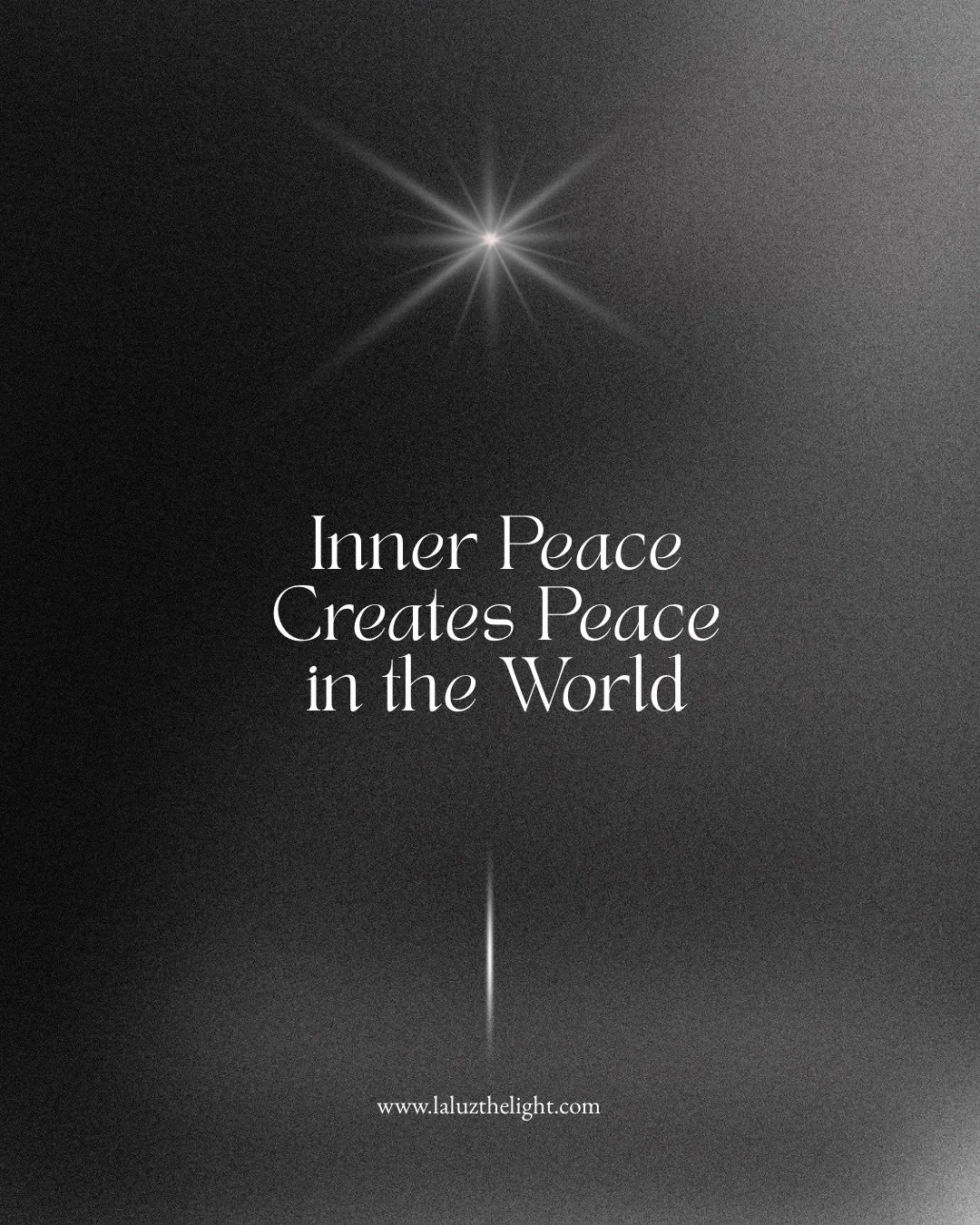 Inner Peace Creates Peace in the World ✨ The transformation we seek in the world begins within us. When we cultivate calm in our hearts, we radiate it outward&mdash;touching everyone we meet. Peace isn&rsquo;t just a destination; it is a practice, a 