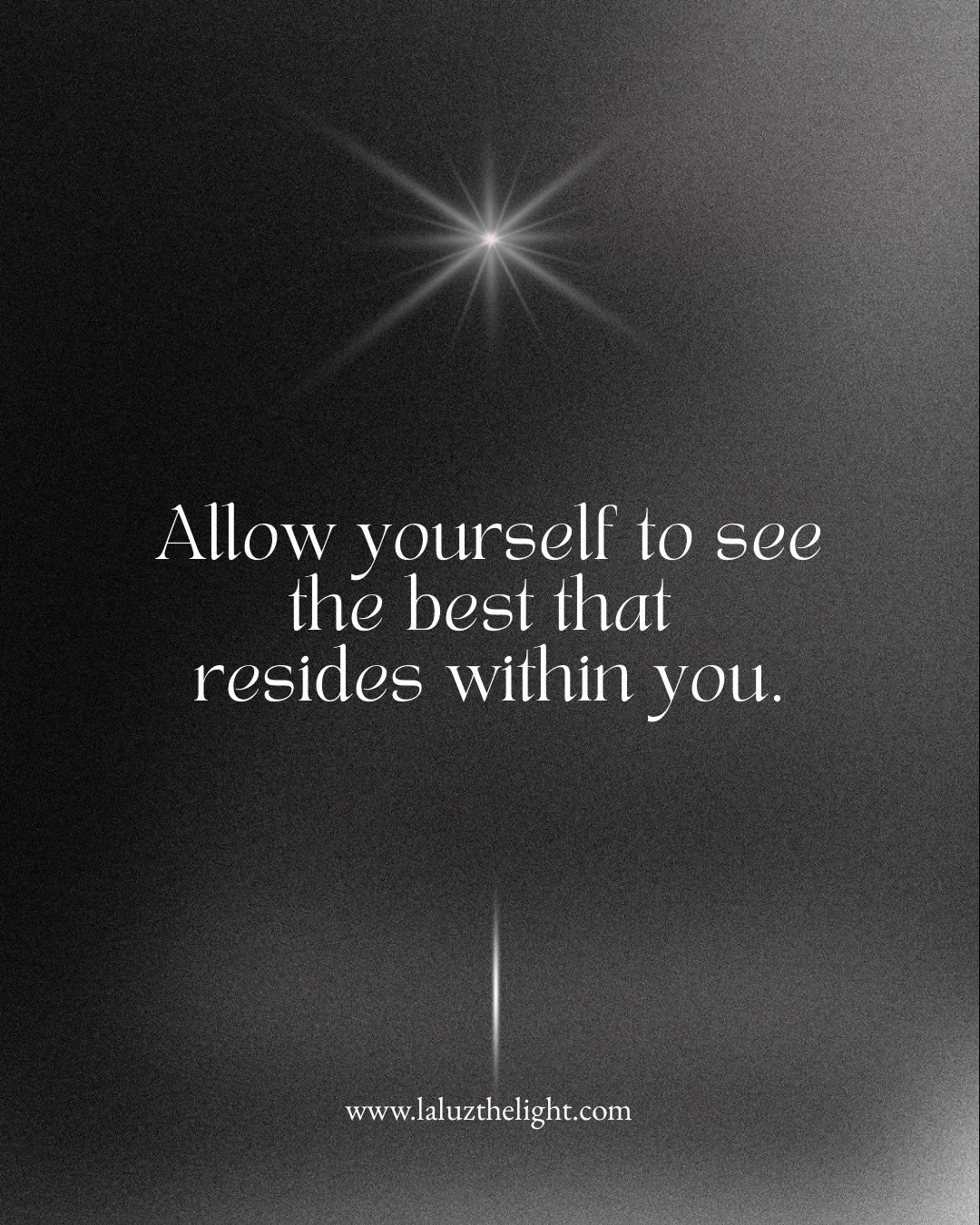 The most powerful shift begins when you allow yourself to truly see your own light. Not the version others have defined for you &mdash; the one that lives within you, waiting. Give yourself that permission today. ✨ La Luz The Light

El cambio m&aacut