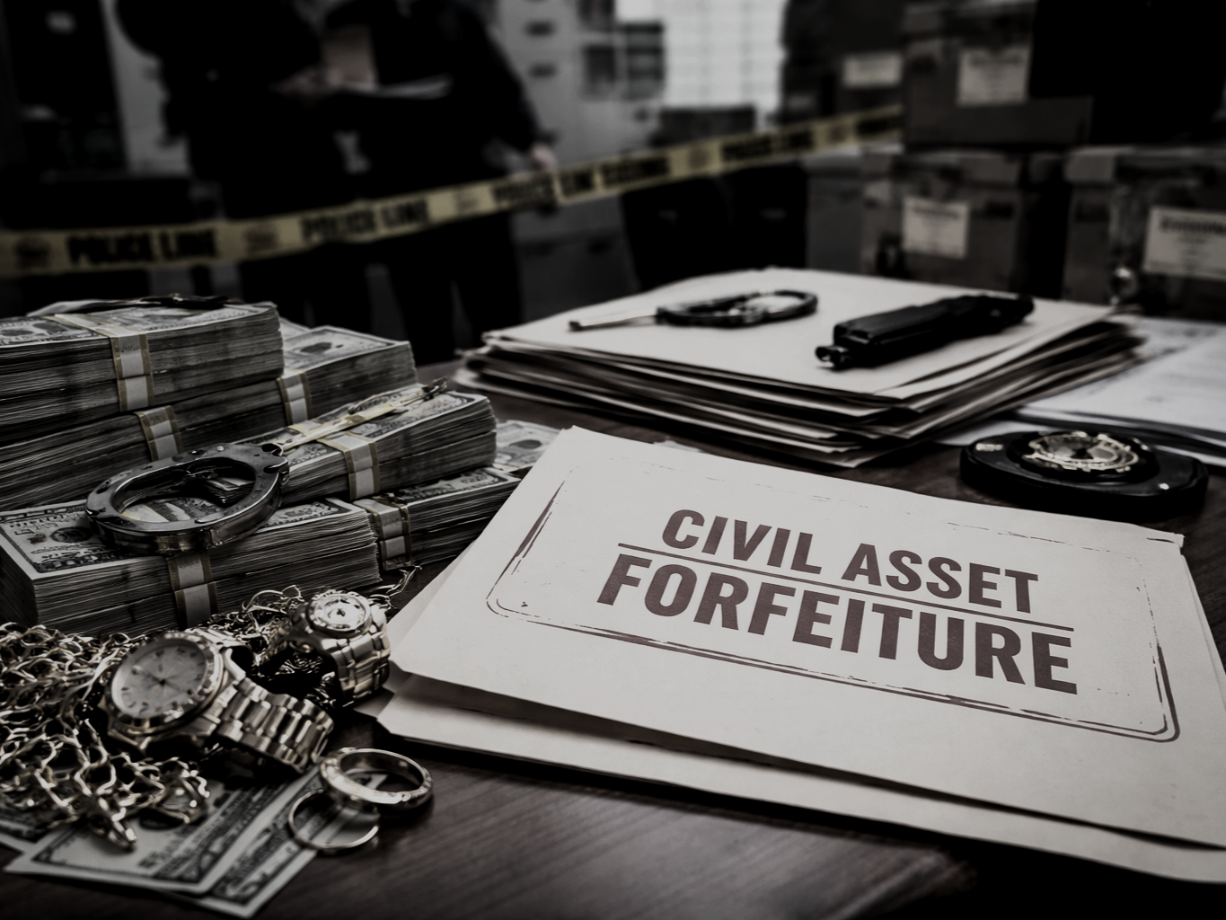 A silver pen lying on a reflective surface with soft lighting.