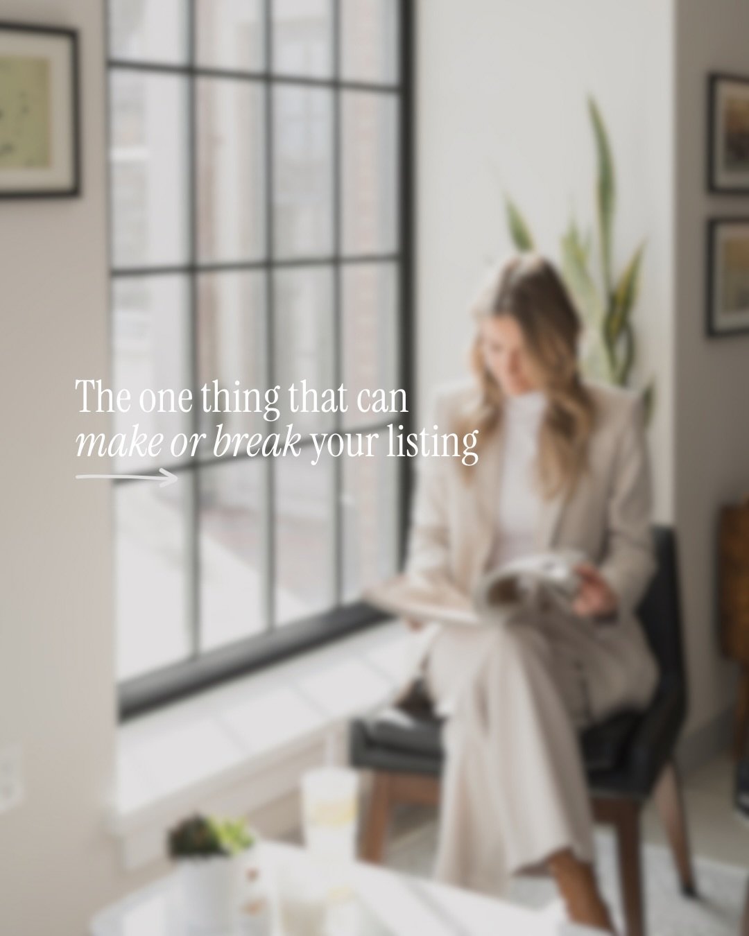 Thinking about listing your home? This one&rsquo;s for you &darr; 

There&rsquo;s one thing that can make or break your sale, and it&rsquo;s not your countertops or the paint color in the guest room.

It&rsquo;s how we position your home right out of