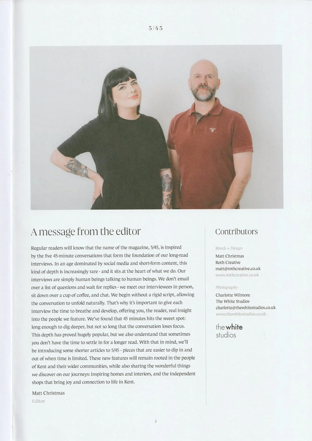 5/45 Magazine | Sea Tower | Interior Feature (credits)