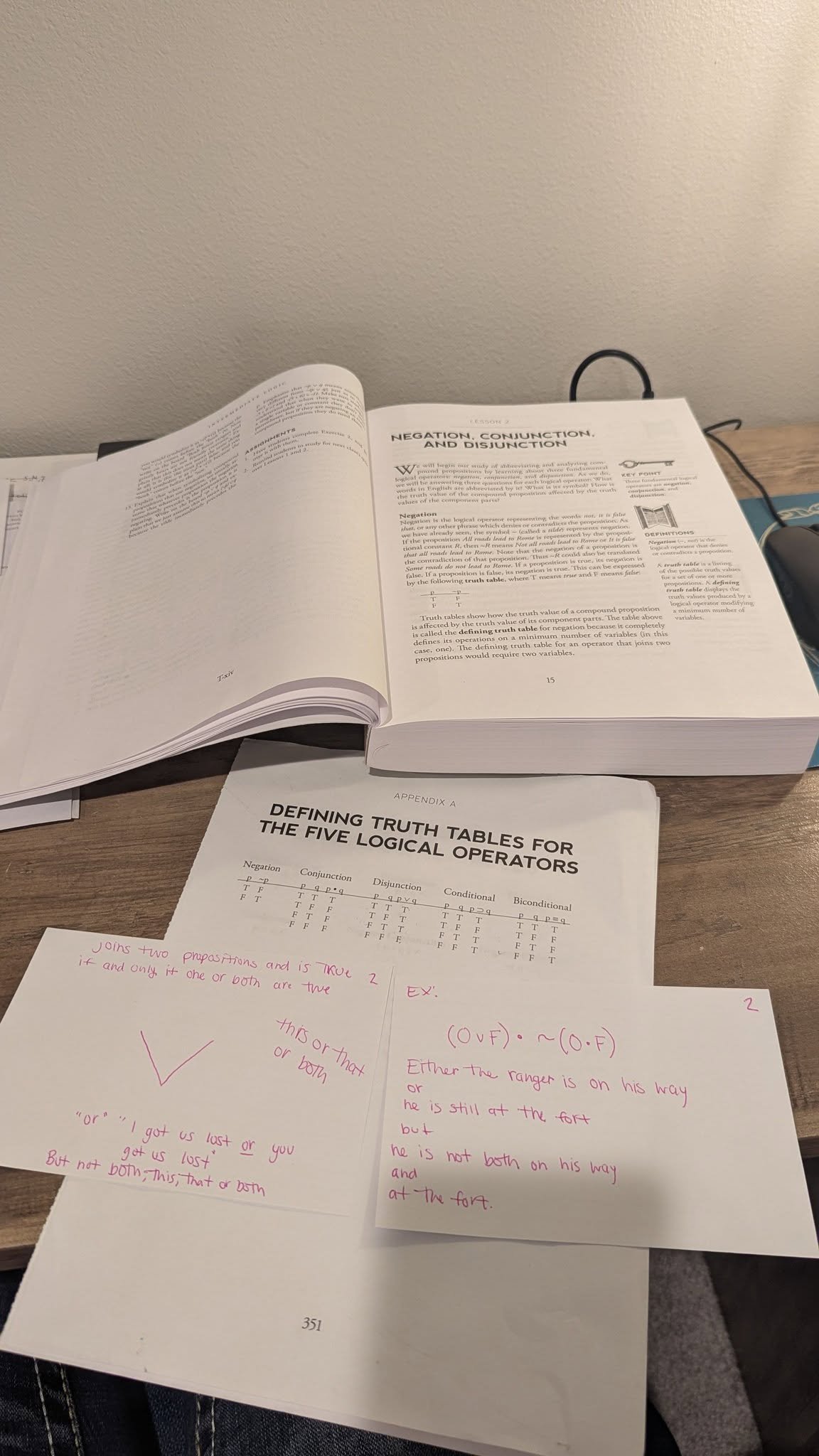 Teaching myself logic in order to teach my son. I'm supposed to be raising kids to be smarter than me, somehow I'm getting roped into learning too🤔🤪