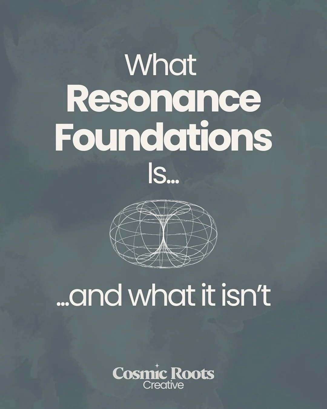 Resonance Foundations isn&rsquo;t a rebuild&hellip; it&rsquo;s a return. A return to clarity, coherence, and the natural rhythm your business already holds. 

(Spoiler: if your work is multifaceted, intuitive, or feminine-led&hellip; it probably wasn