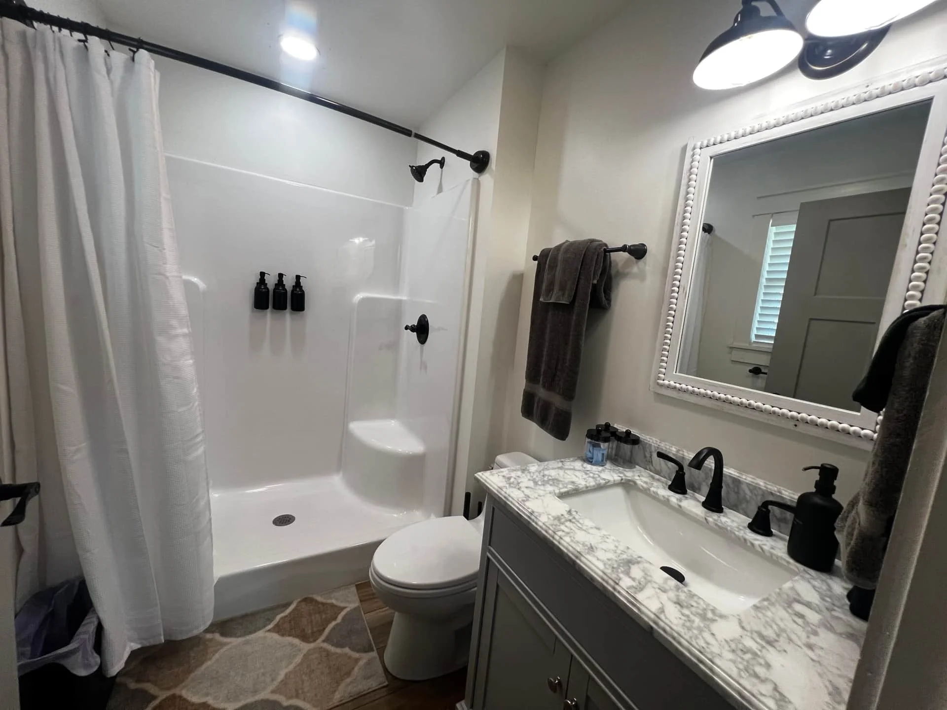 Bathroom in the double queen bedroom