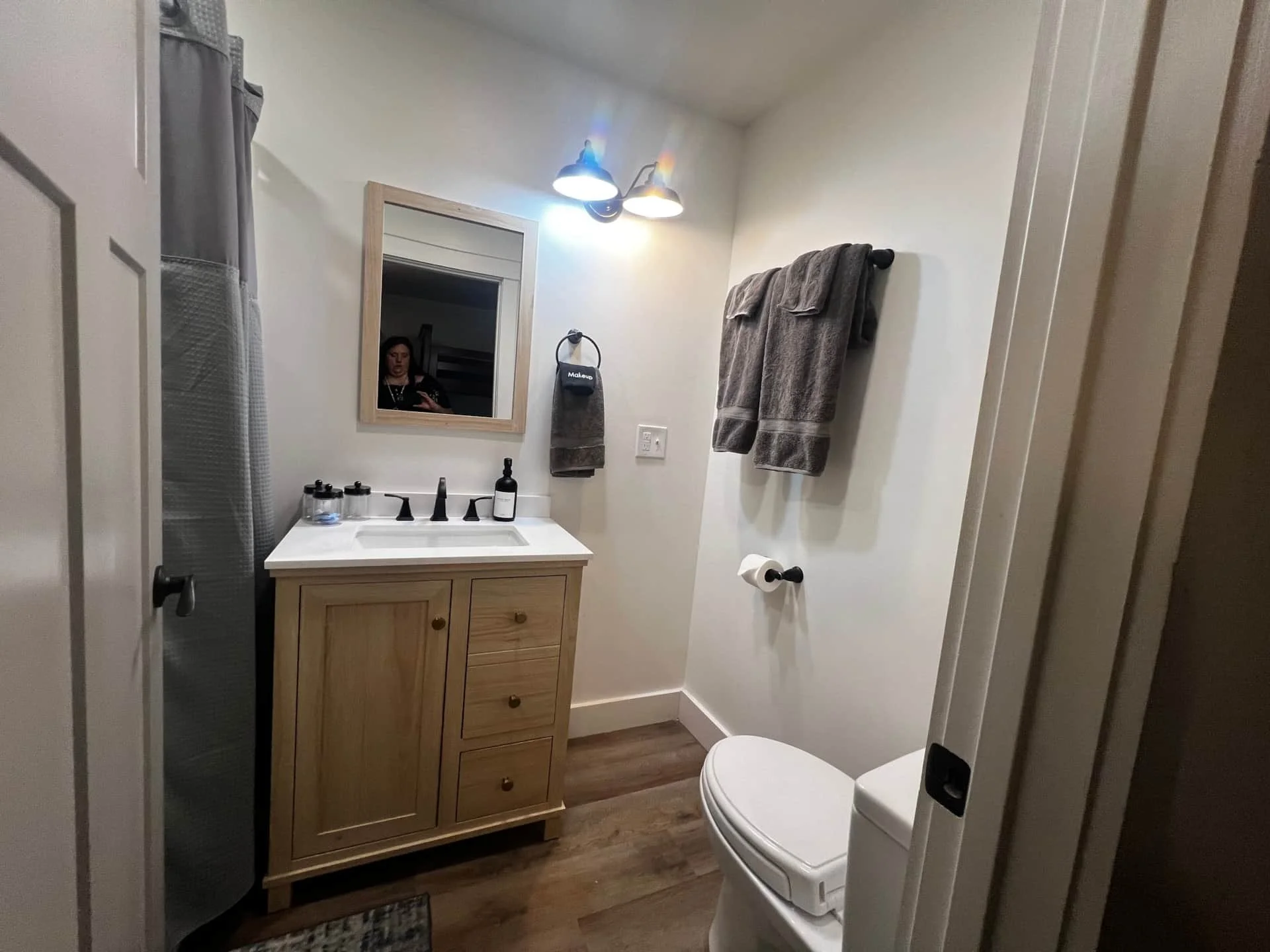 Bathroom in the bunkbed room