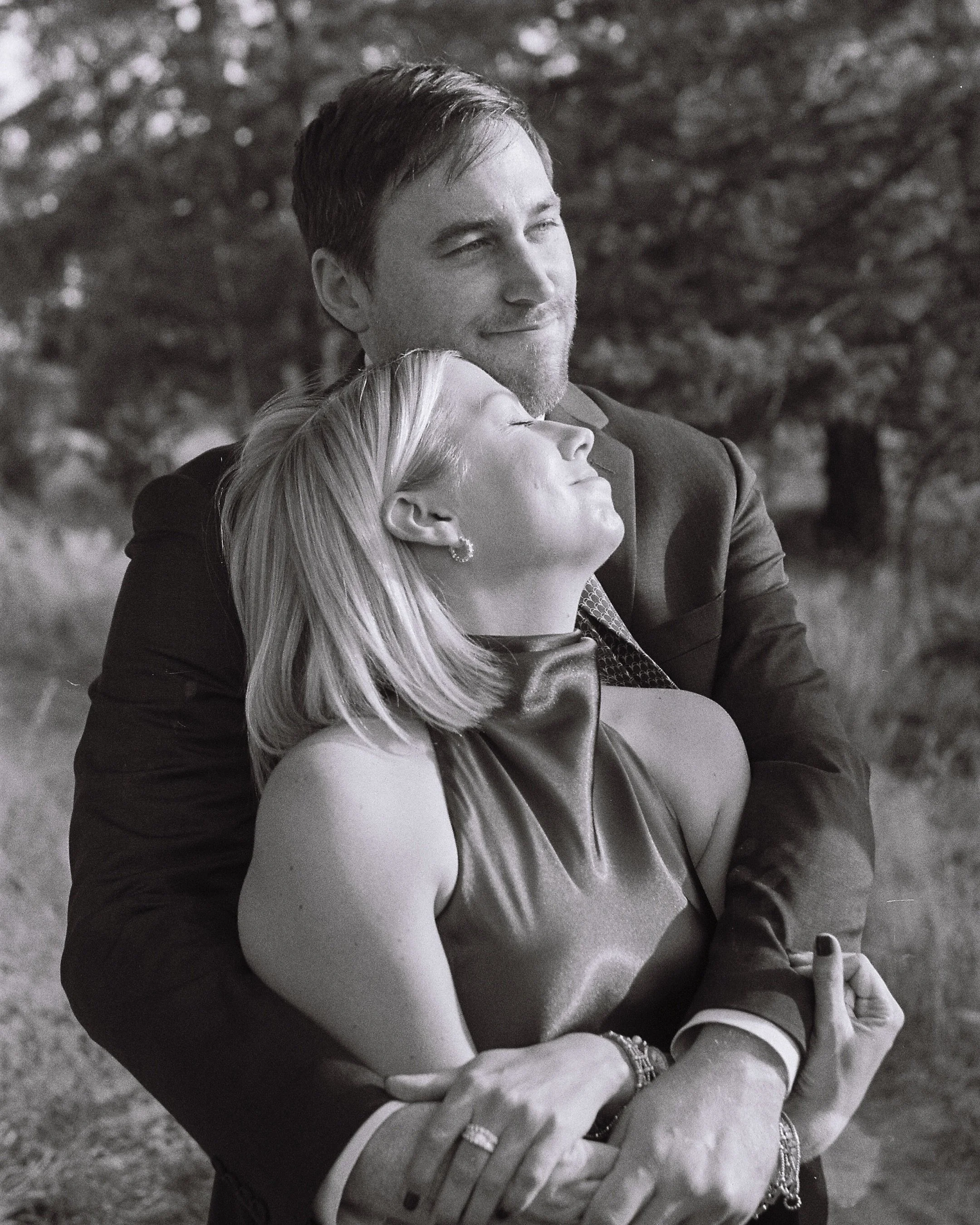 35mm B&amp;W film. Boulder, CO. Melissa + Tony. 🖤