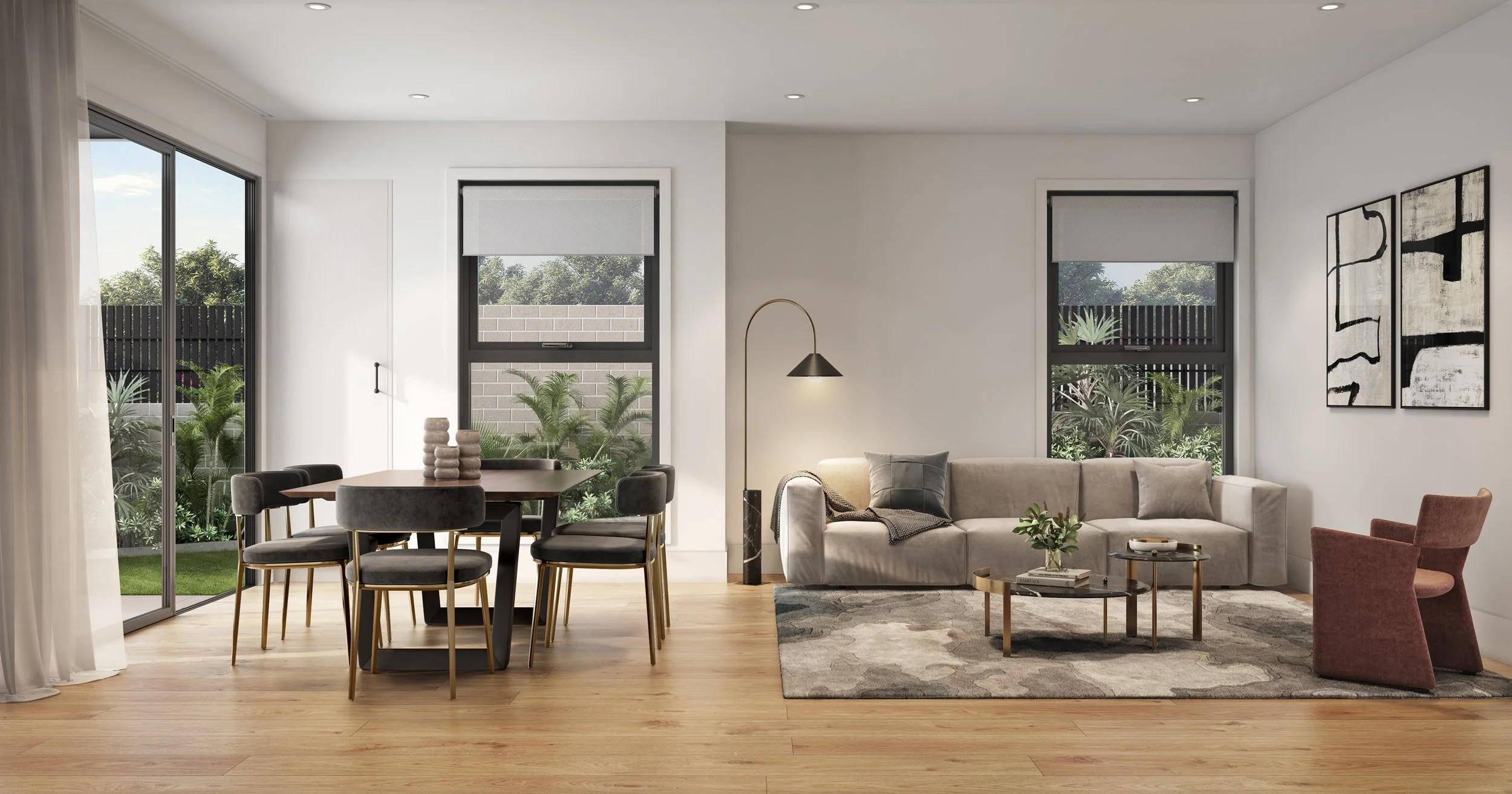 103 Kahibah Road_Unit 1_GF_Cam 01 Living Dining and Kitchen_option 1.jpg