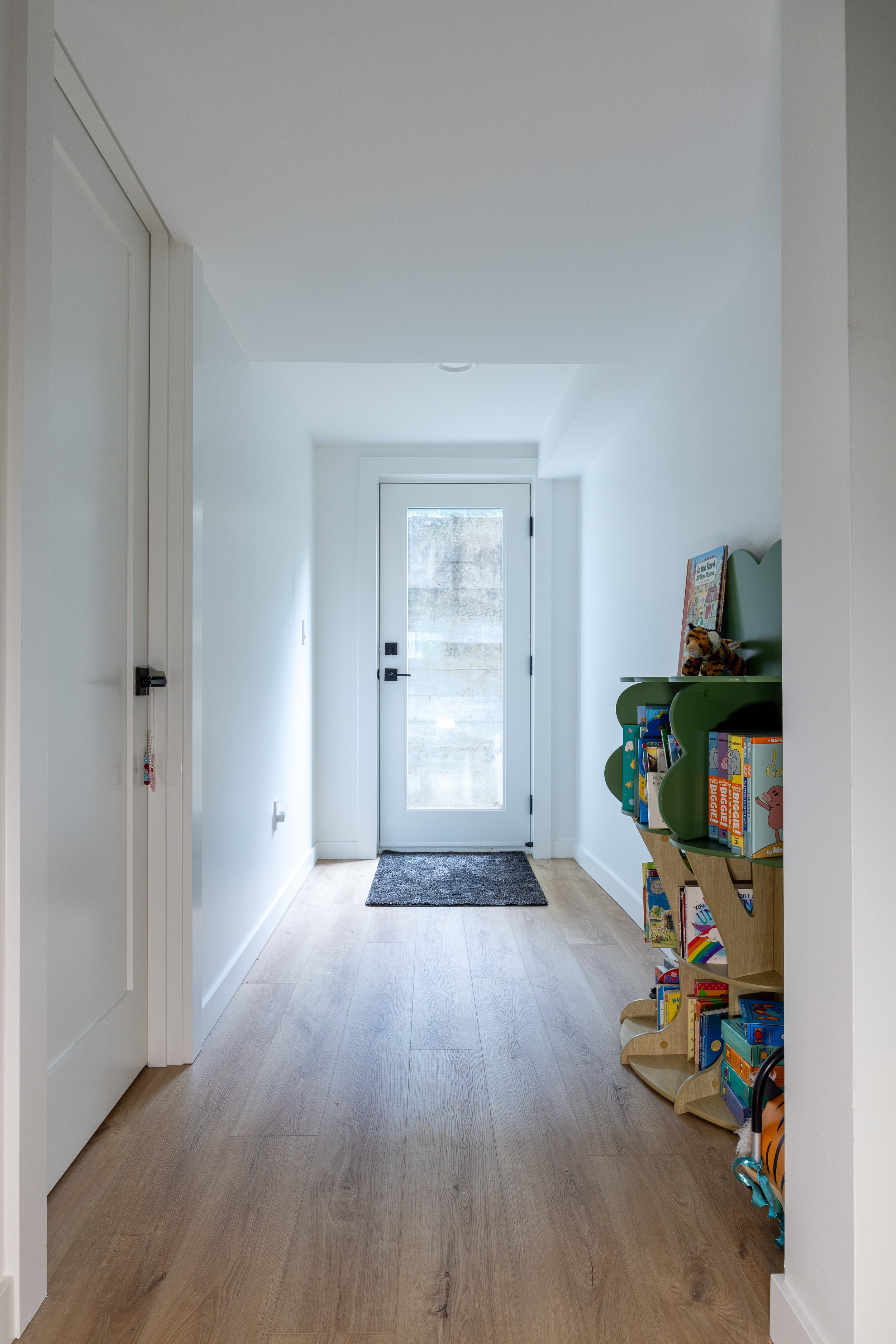 New LVP flooring, Drywall, Baseboards, Interior Paint, Exterior Door