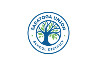 Saratoga Union School District logo with a stylized tree inside a circle.