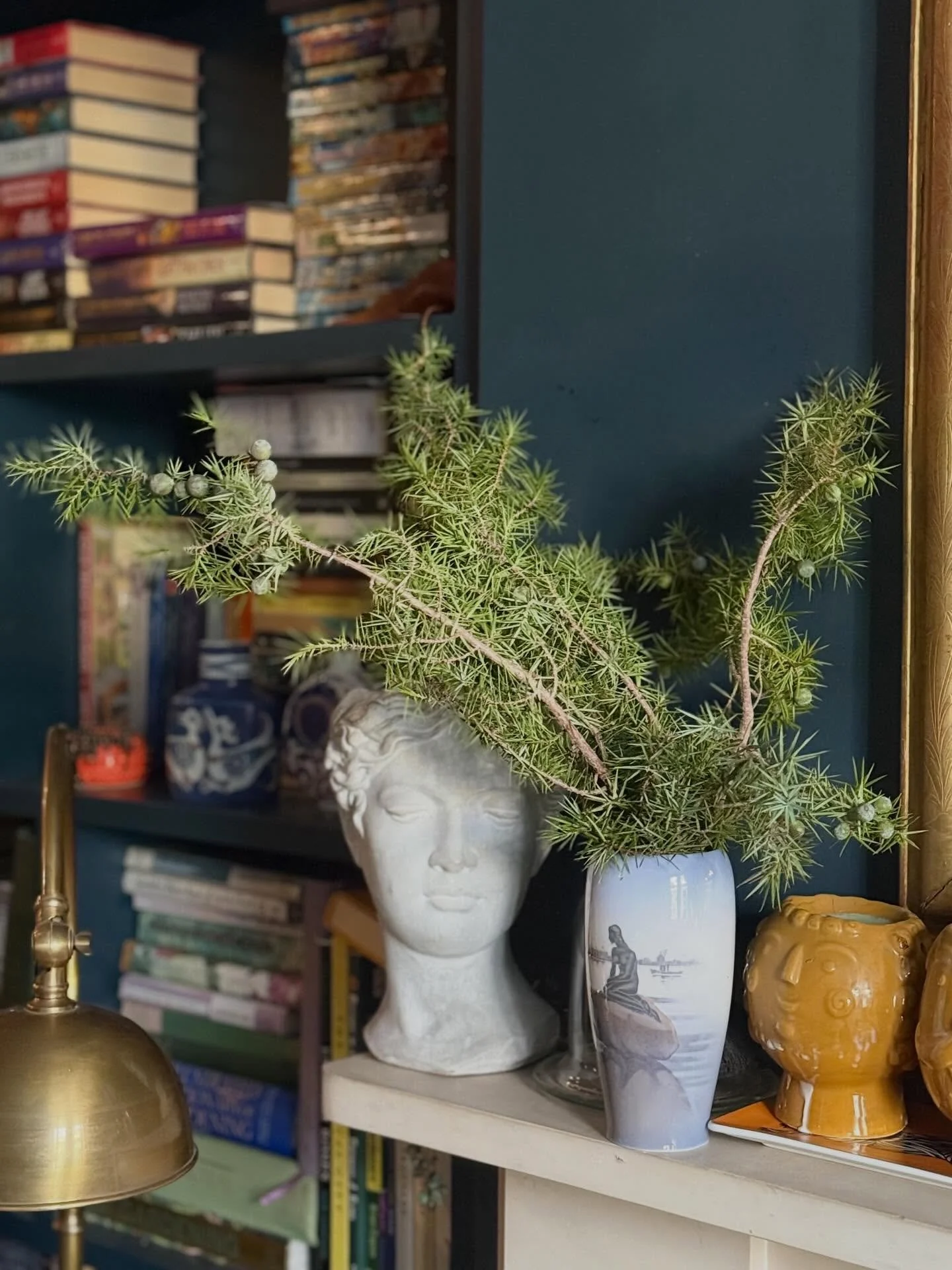 Beautiful Juniper branches offering protection and purification. I use the essential oil and aromatic water in my &ldquo;Winter Equinox&rdquo; aromatic room spray and aromatherapy roll on, available until the Spring Equinox.