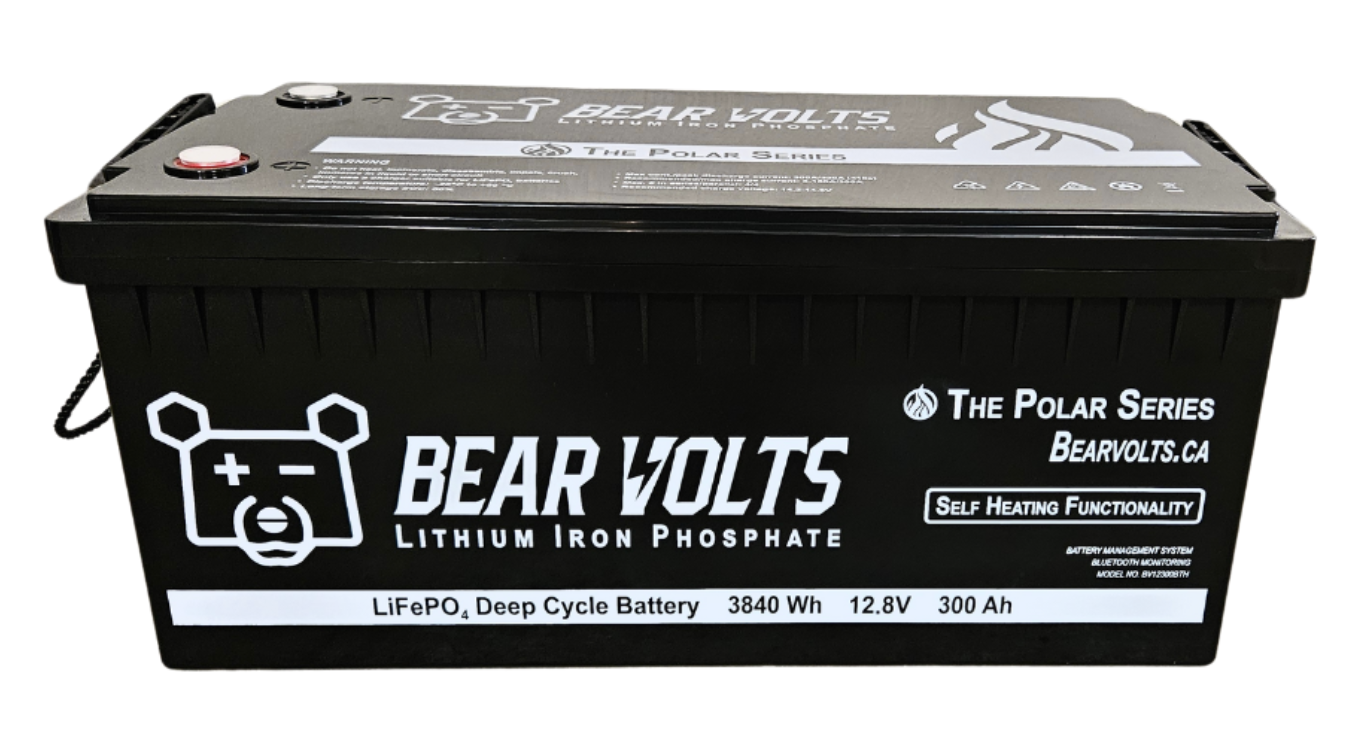 12V 300Ah LiFePO₄ Heated Deep Cycle Battery – Polar Series