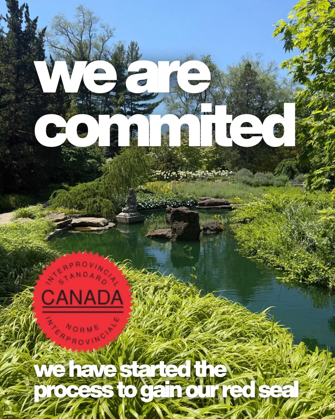 Sharing an update on our newest journey 🌱
We&rsquo;ve started working toward our Red Seal. We will keep you posted as we continue learning and elevating the quality of every project we take on ✨
&bull;
&bull;
#landscaping #horticulture #hardscaping 