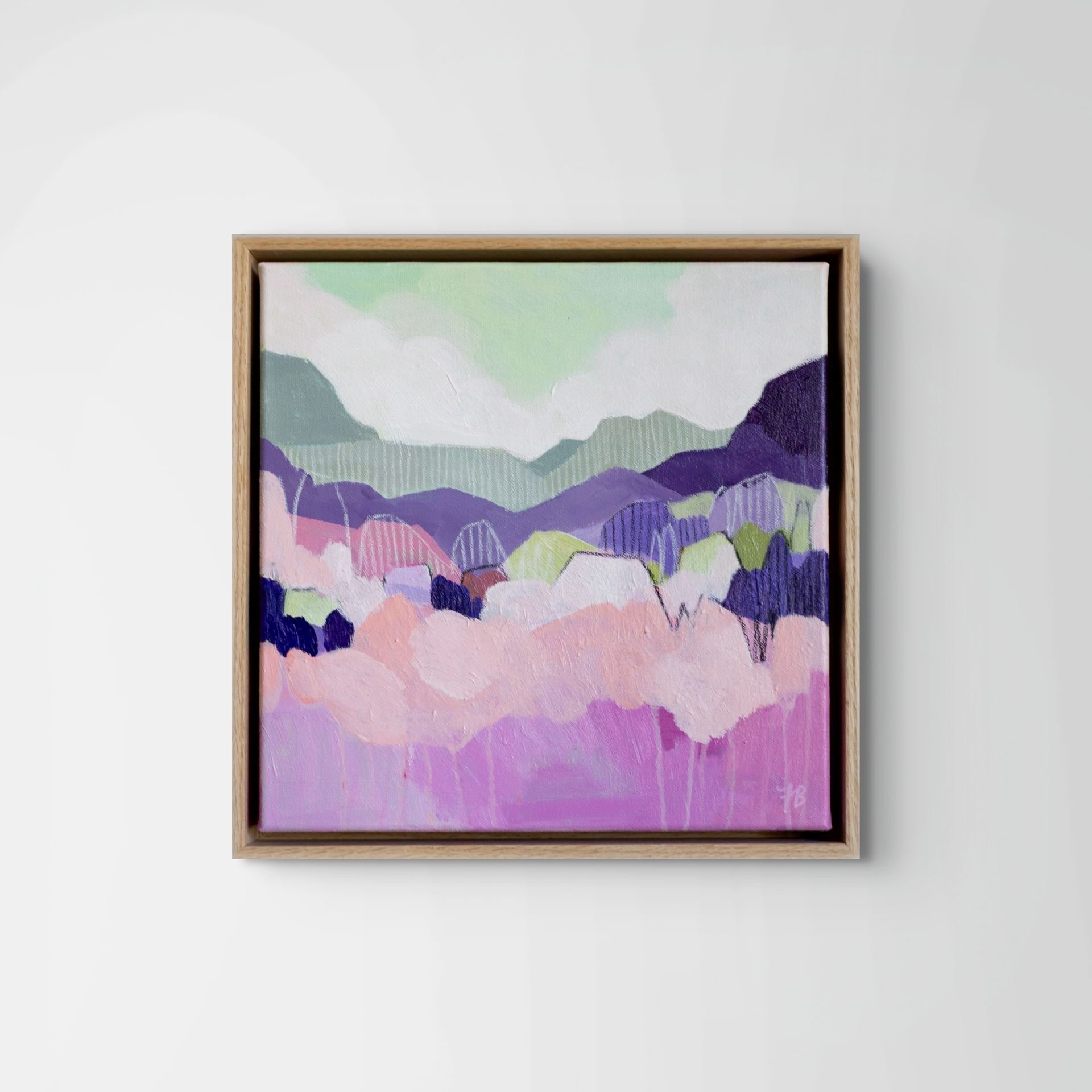 'Oh, Hey!' 34x34cm" (Framed)