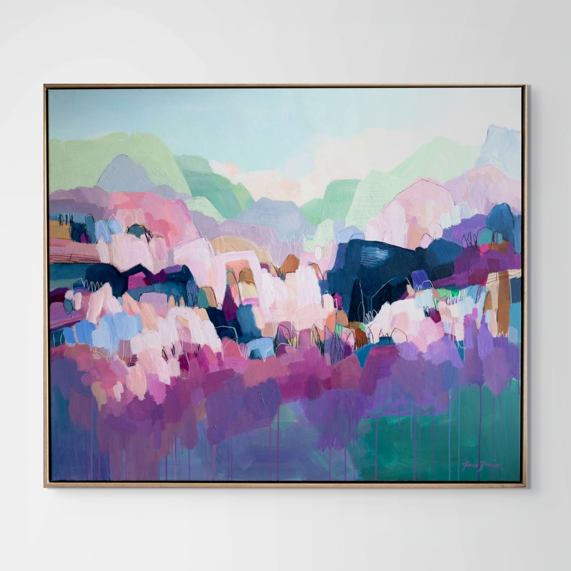 The Beautiful Wild 105x125cm/40x48" (Framed)