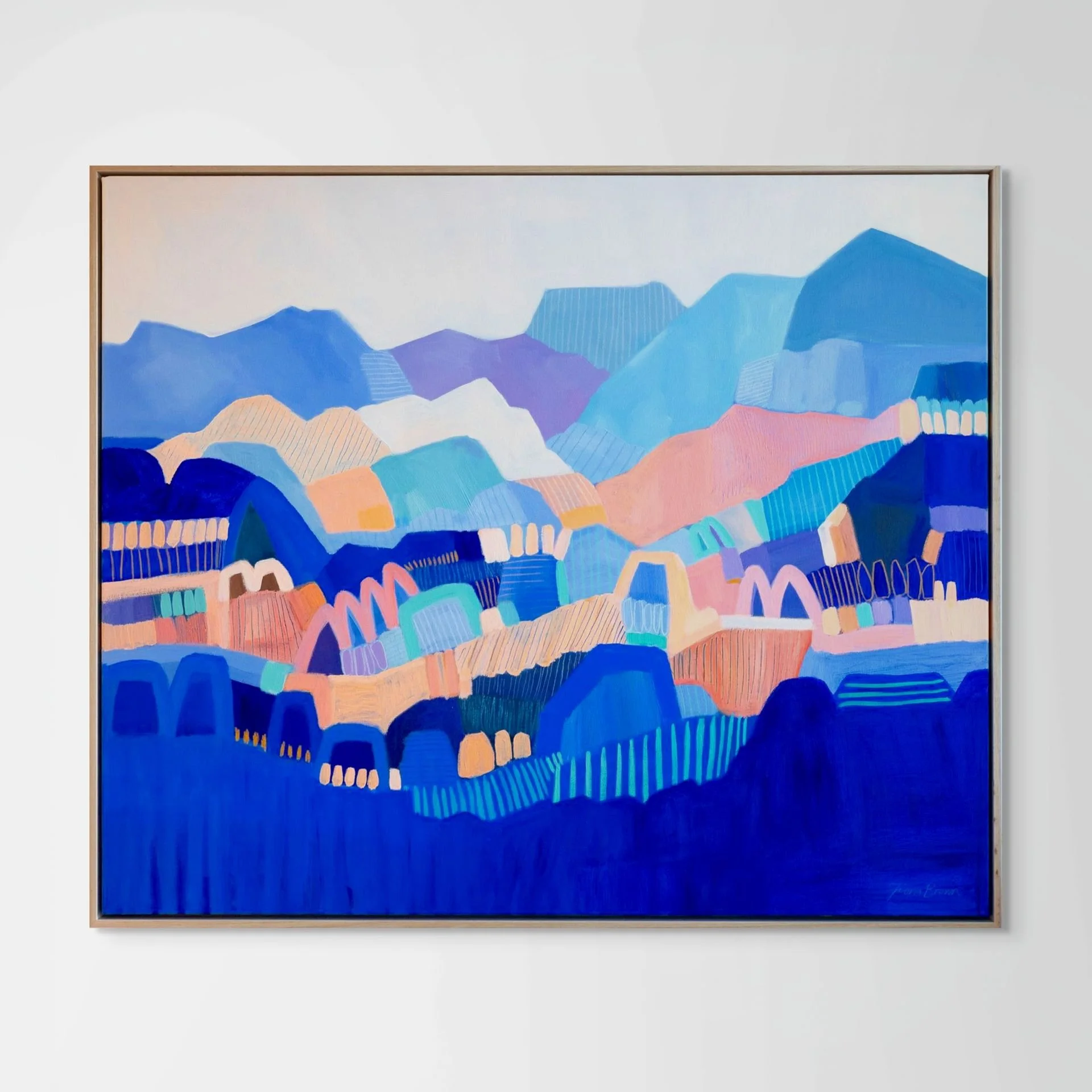 'Coastal Dreaming' 105x125cm/40x48" (Framed)