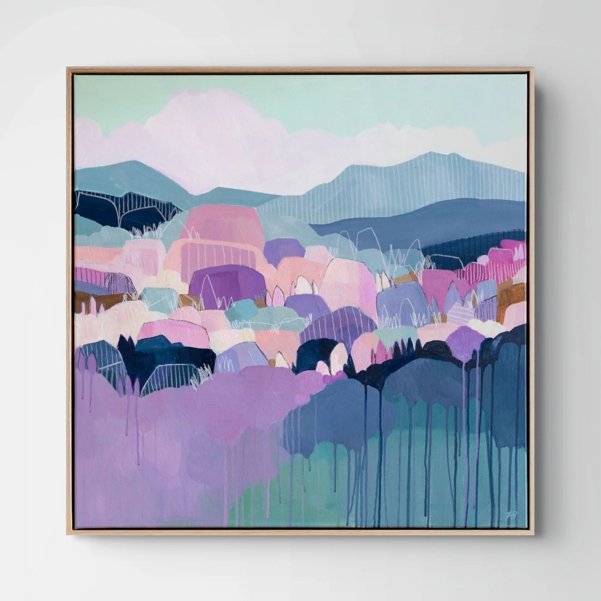 'All Good' 79x79cm/31x31" (Framed)