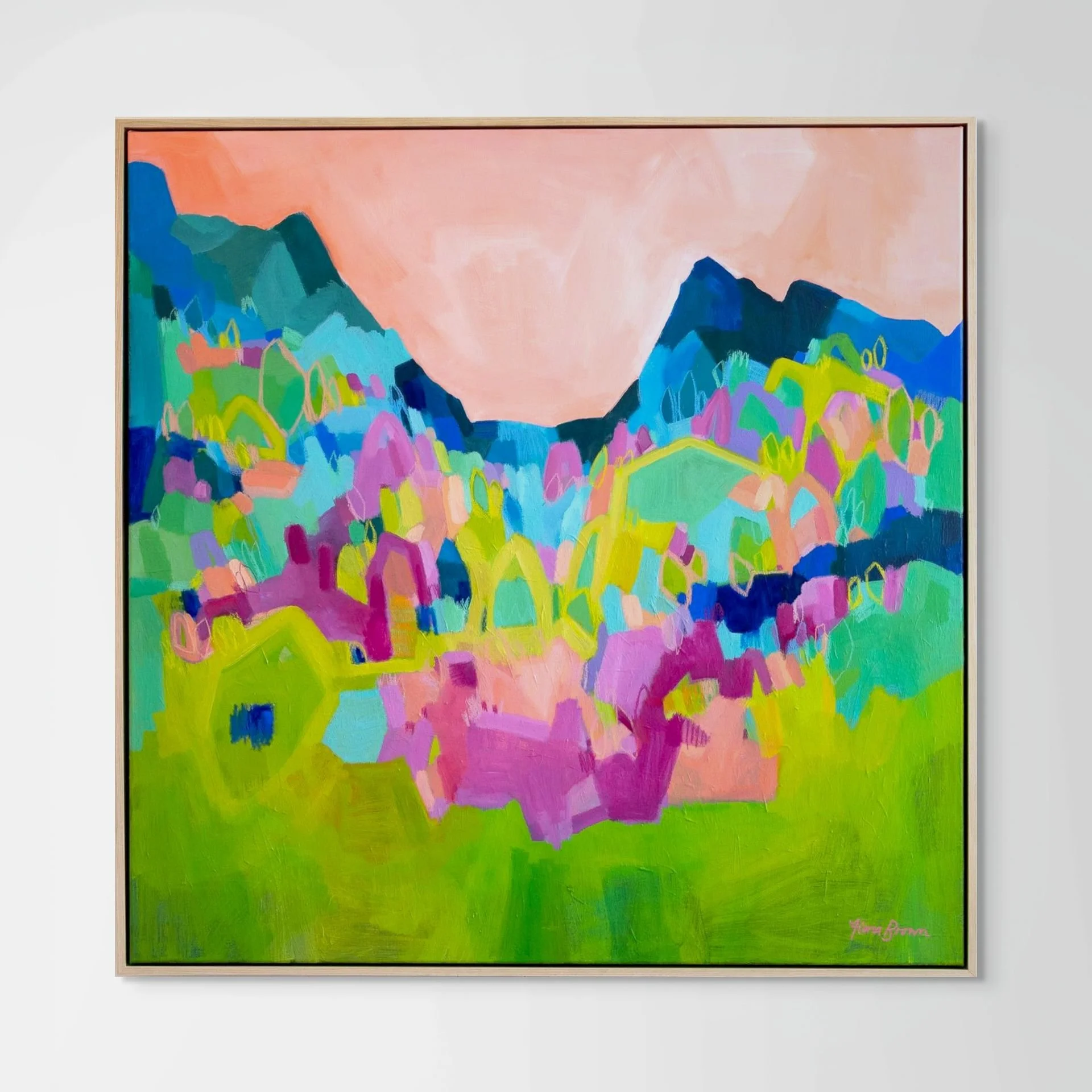 'Oh, the possibilities' 103x103cm/40x40" (Framed)