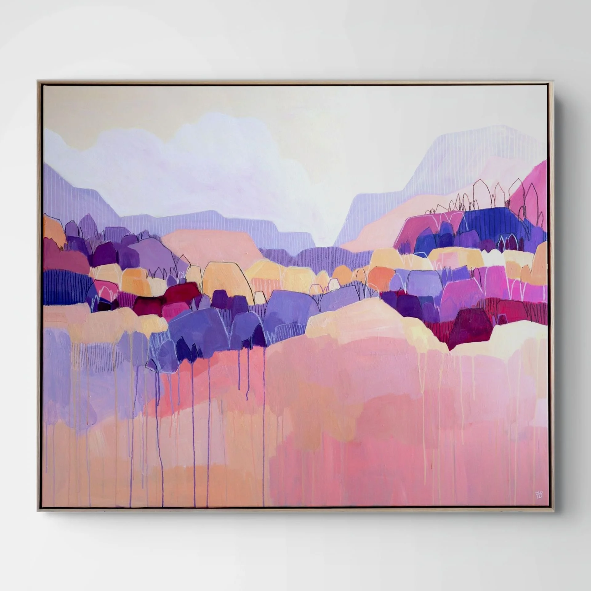 'Desert Calling' 103x123cm/40x48" (Framed)