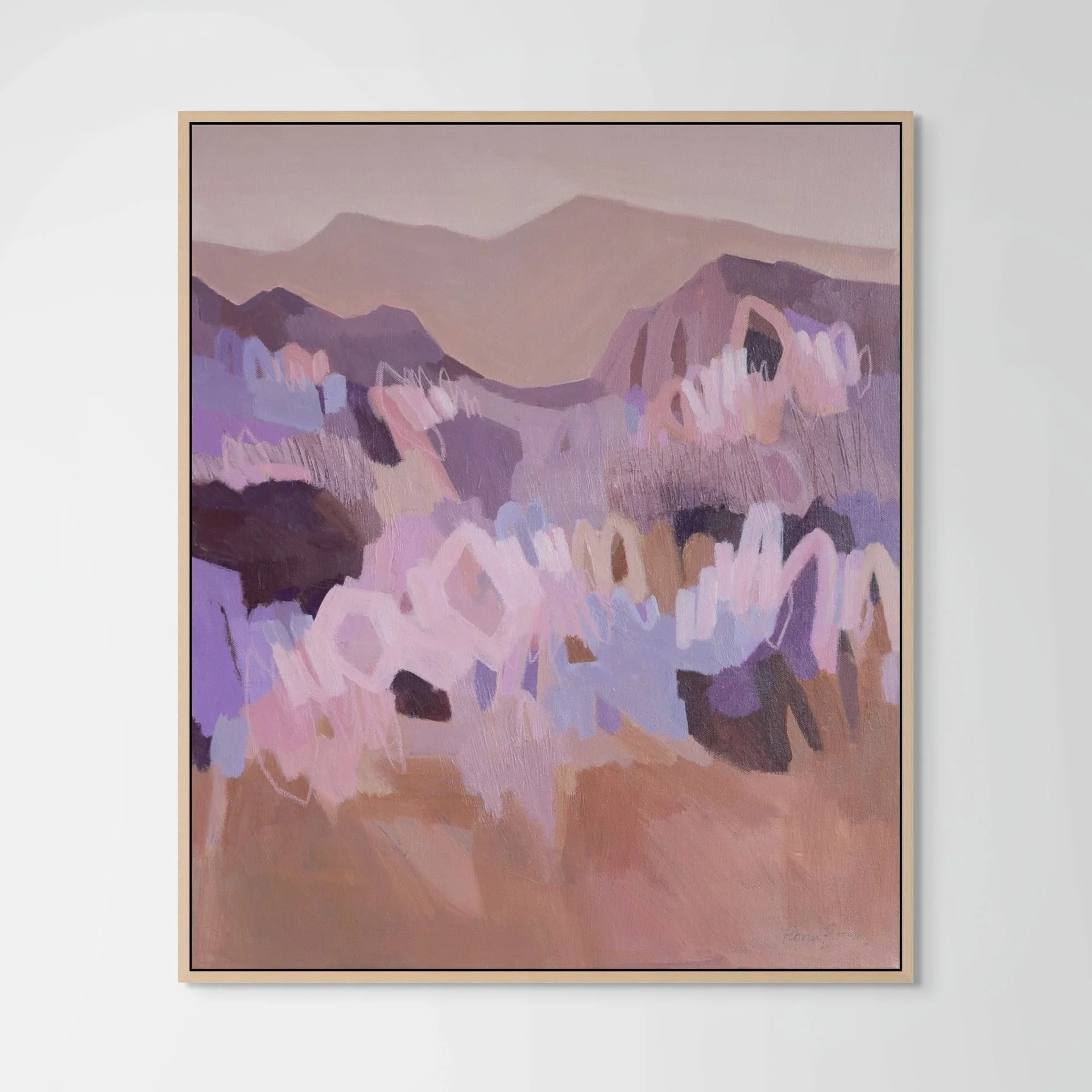 Softly Spoken 53x63cm/20x24" (Framed)