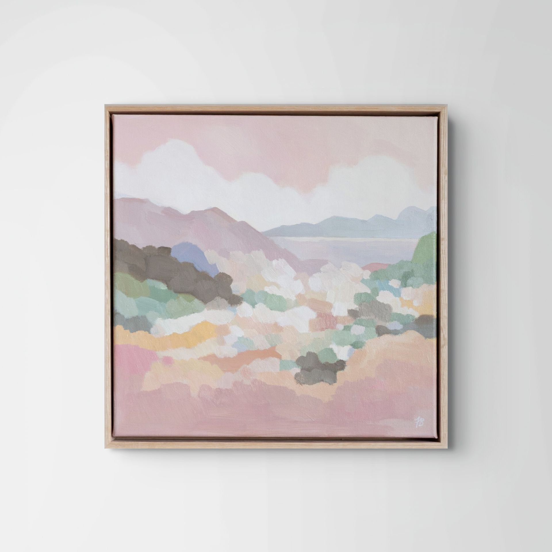 'Salt and Sand' 43.5x43.5cm" (Framed)