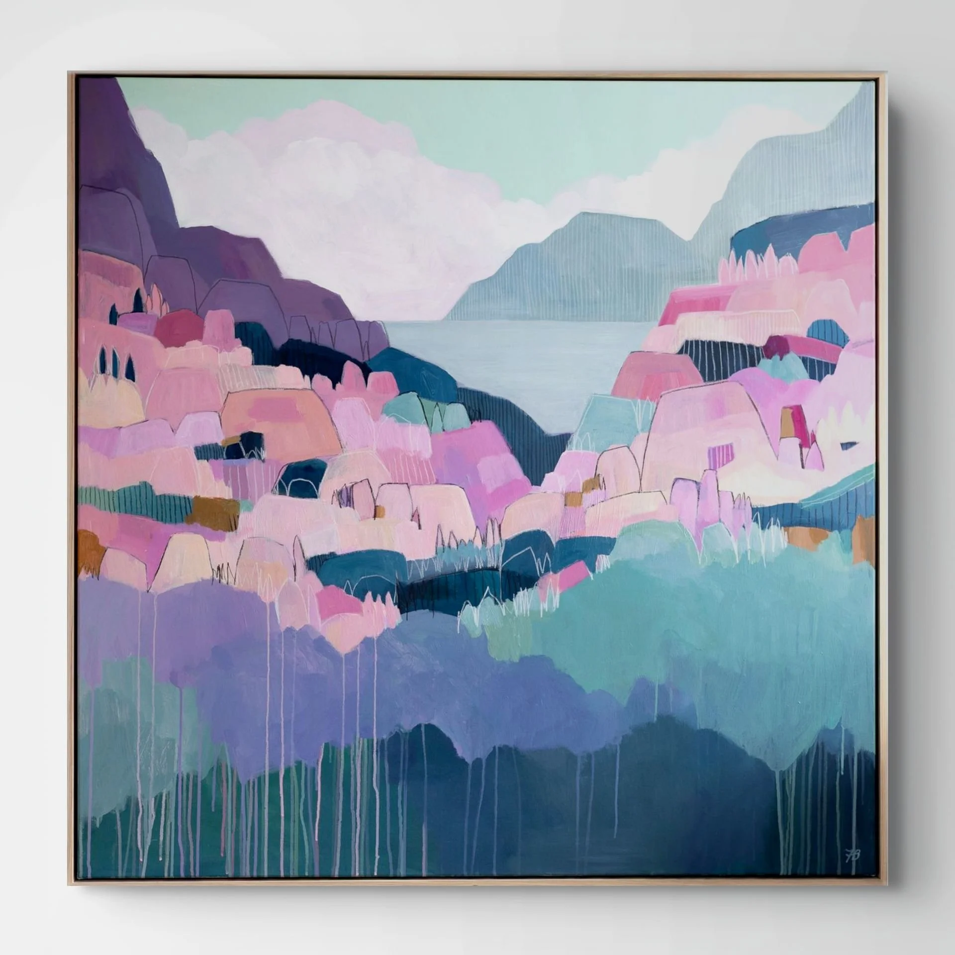 'Everything is Gonna Be Alright' 123x123cm/48x48" (Framed)